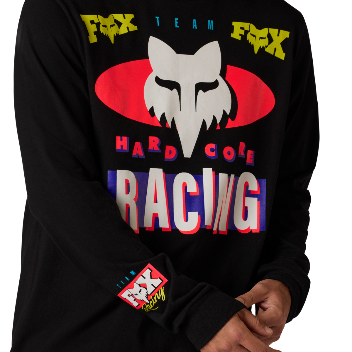 Fox Racing Hardcore 195 Original Ls Tee in SCHWARZ