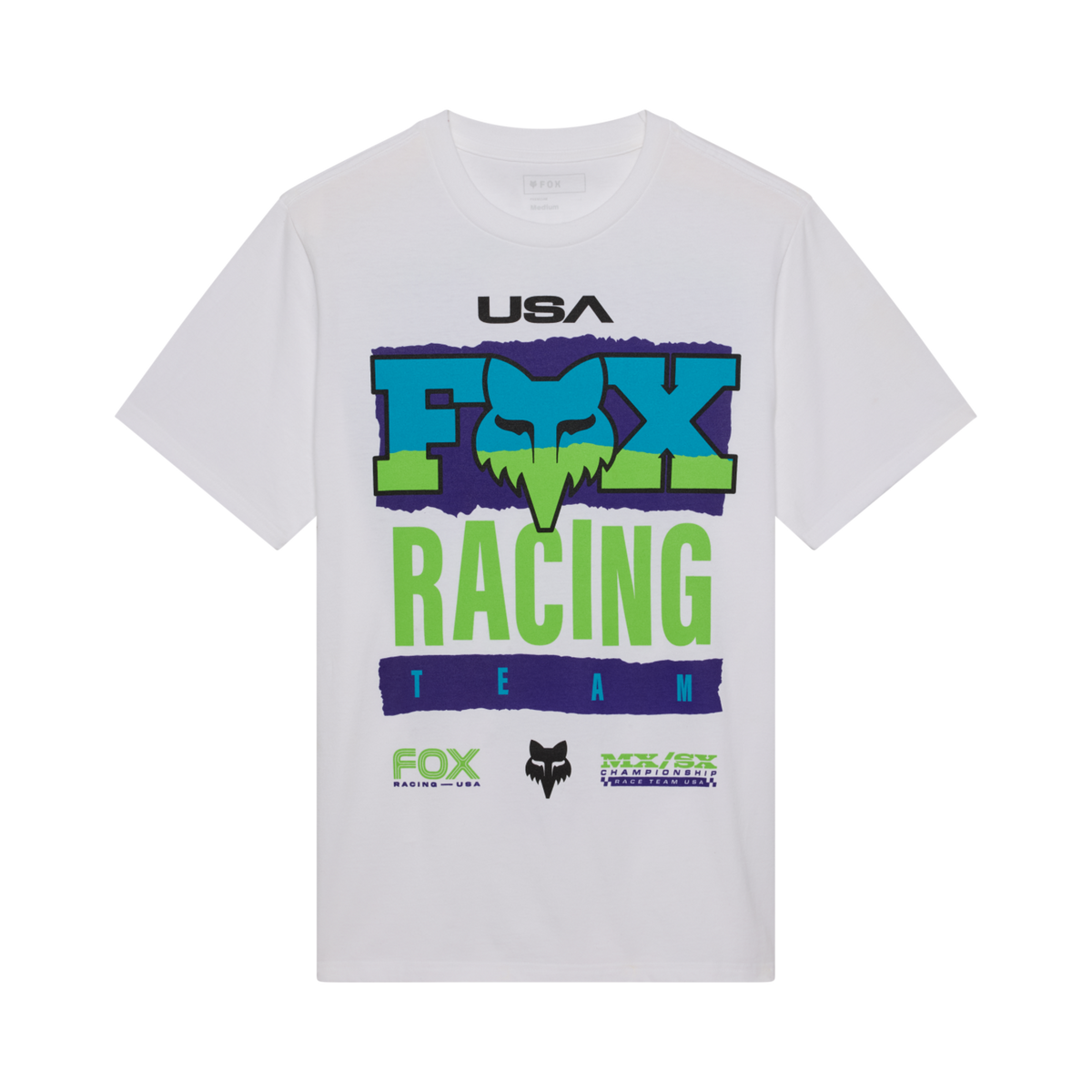 Fox Racing Hardcore 195 Original Ss Tee in WEISS