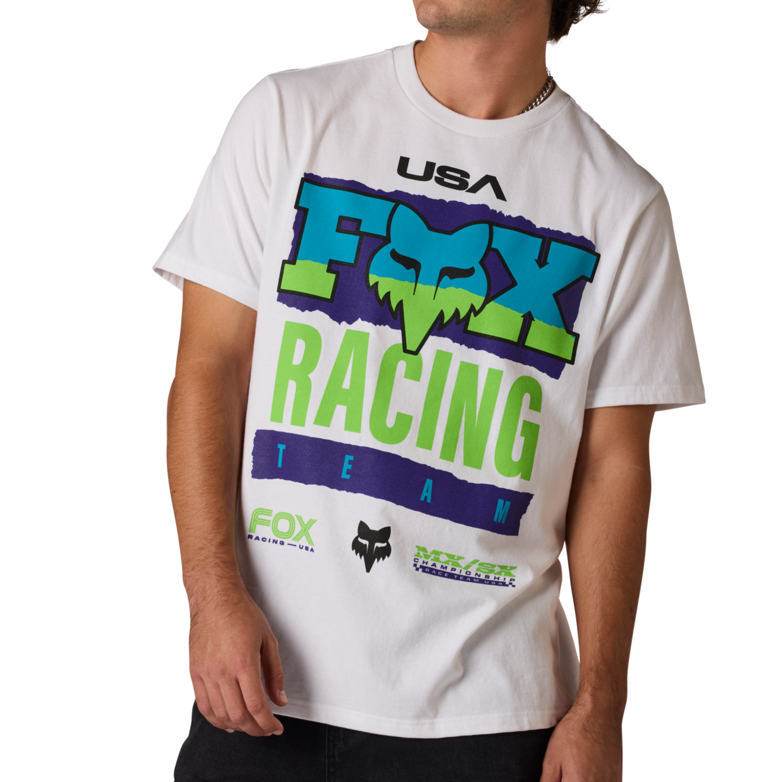Fox Racing Hardcore 195 Original Ss Tee in WEISS