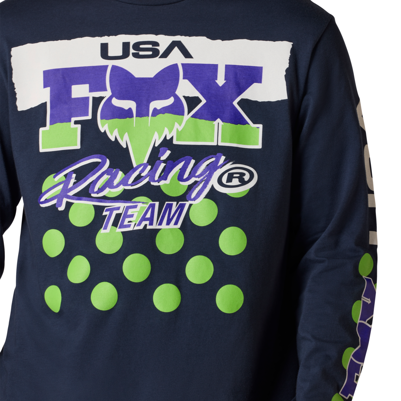 Fox Racing Hc94 195 Original Ls Tee in BLAU