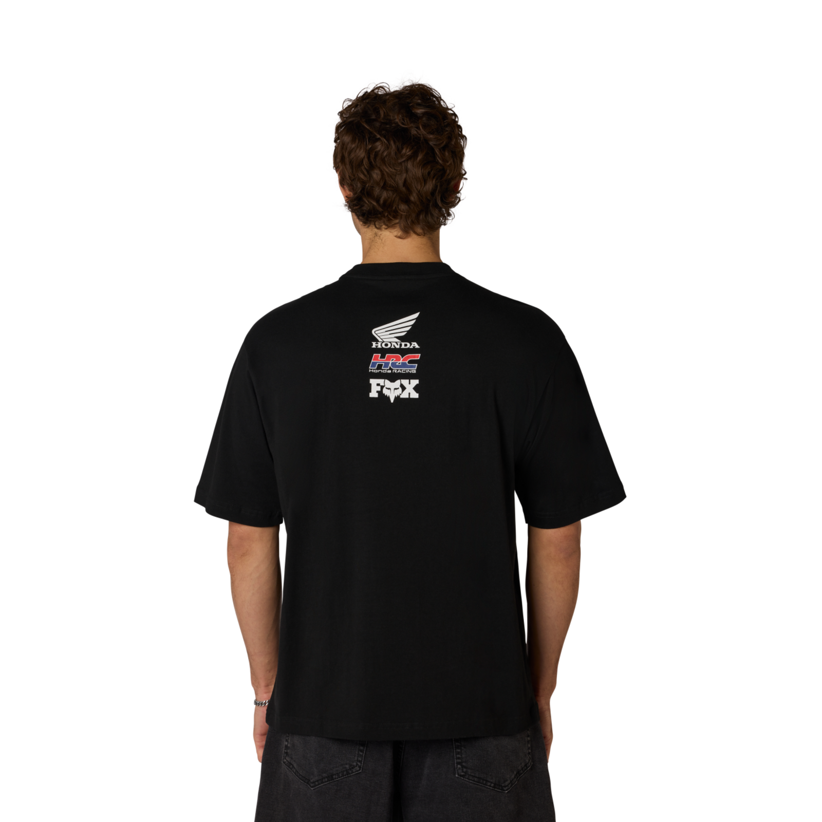 Fox Racing Honda Midweight Ss Tee in SCHWARZ