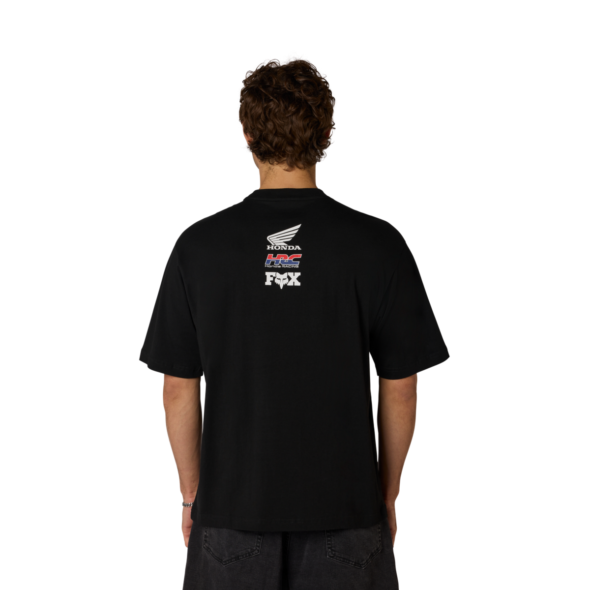Fox Racing Honda Midweight Ss Tee in SCHWARZ