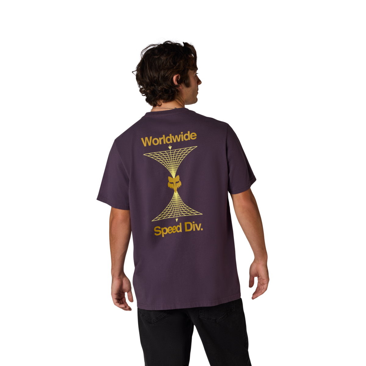 Fox Racing Image Print 195 Original Ss Tee in VIOLETT