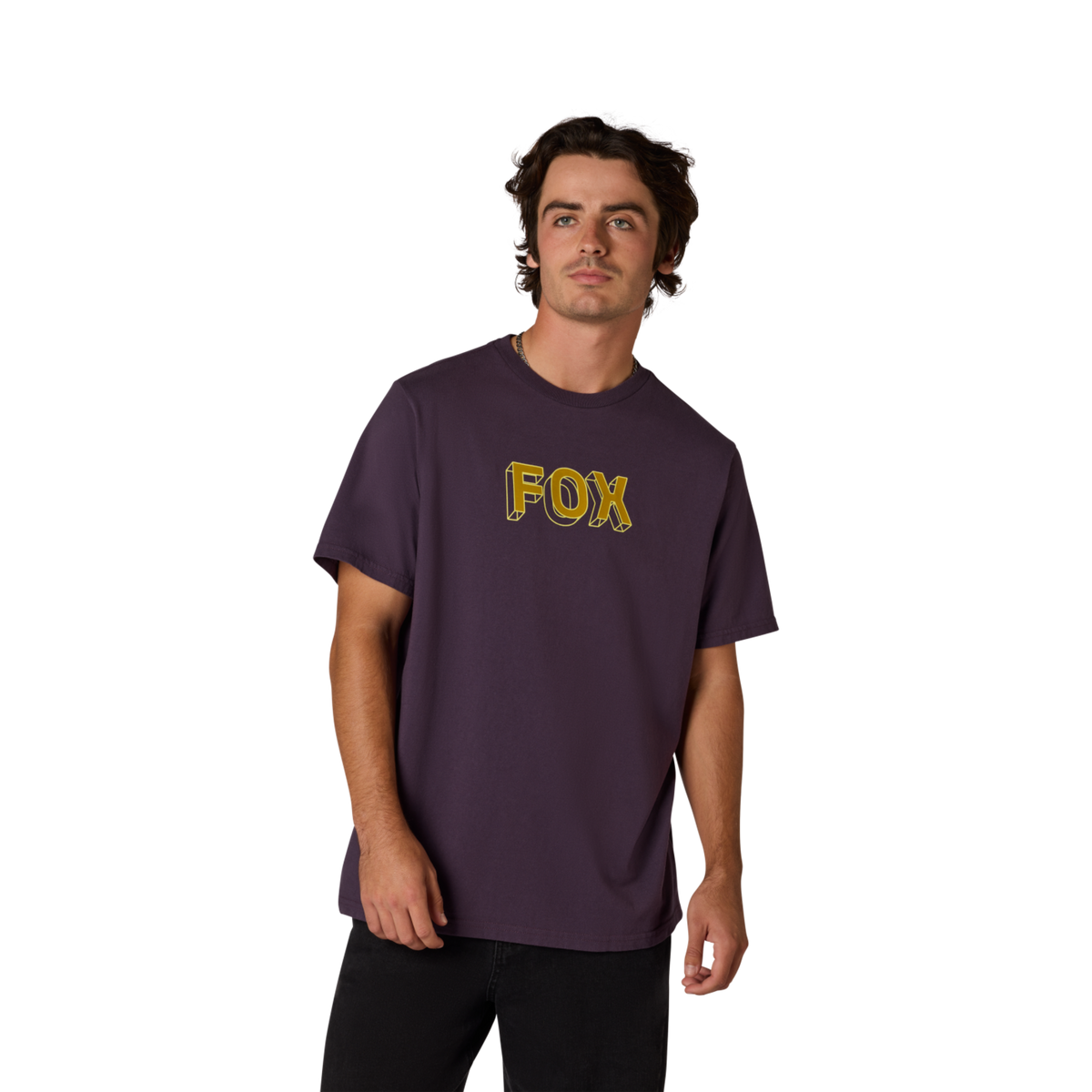 Fox Racing Image Print 195 Original Ss Tee in VIOLETT