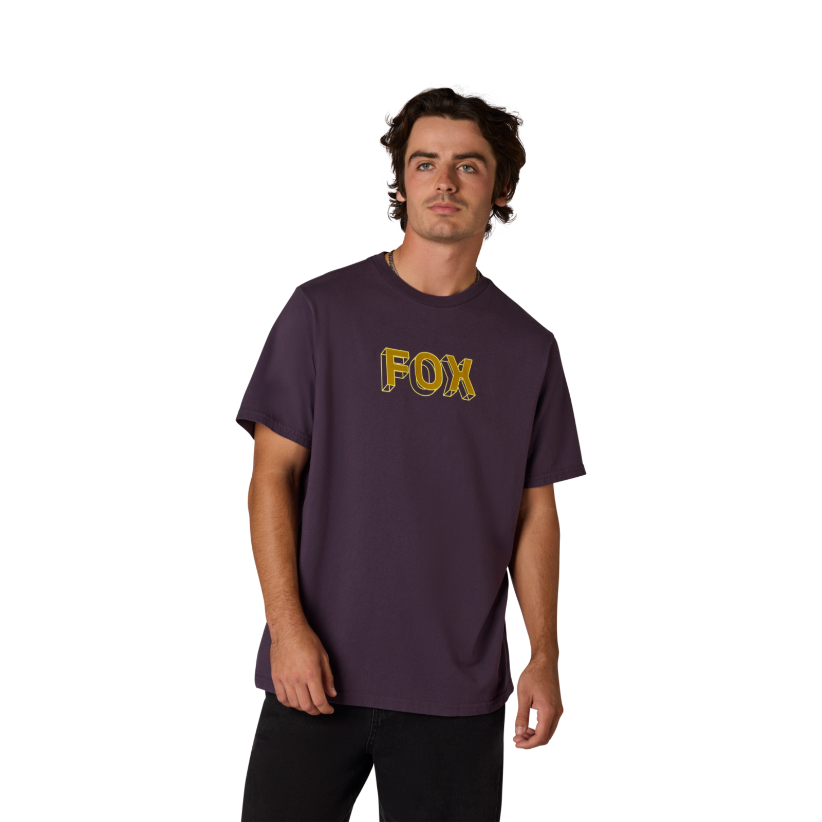 Fox Racing Image Print 195 Original Ss Tee in VIOLETT