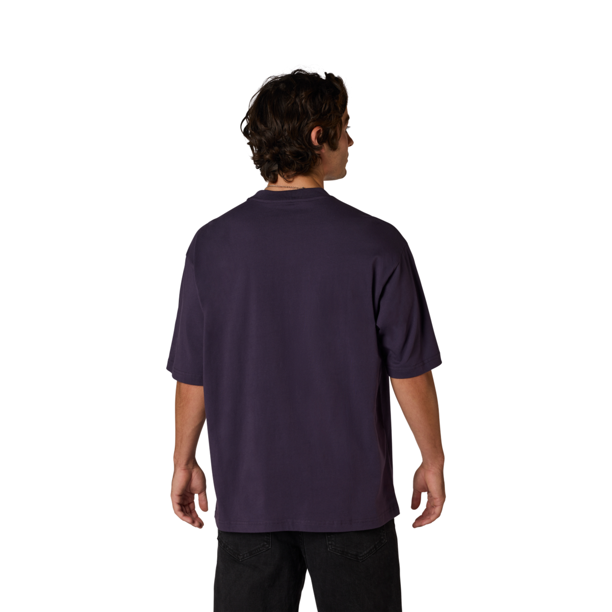 Fox Racing Image Print Midweight Ss Tee in VIOLETT