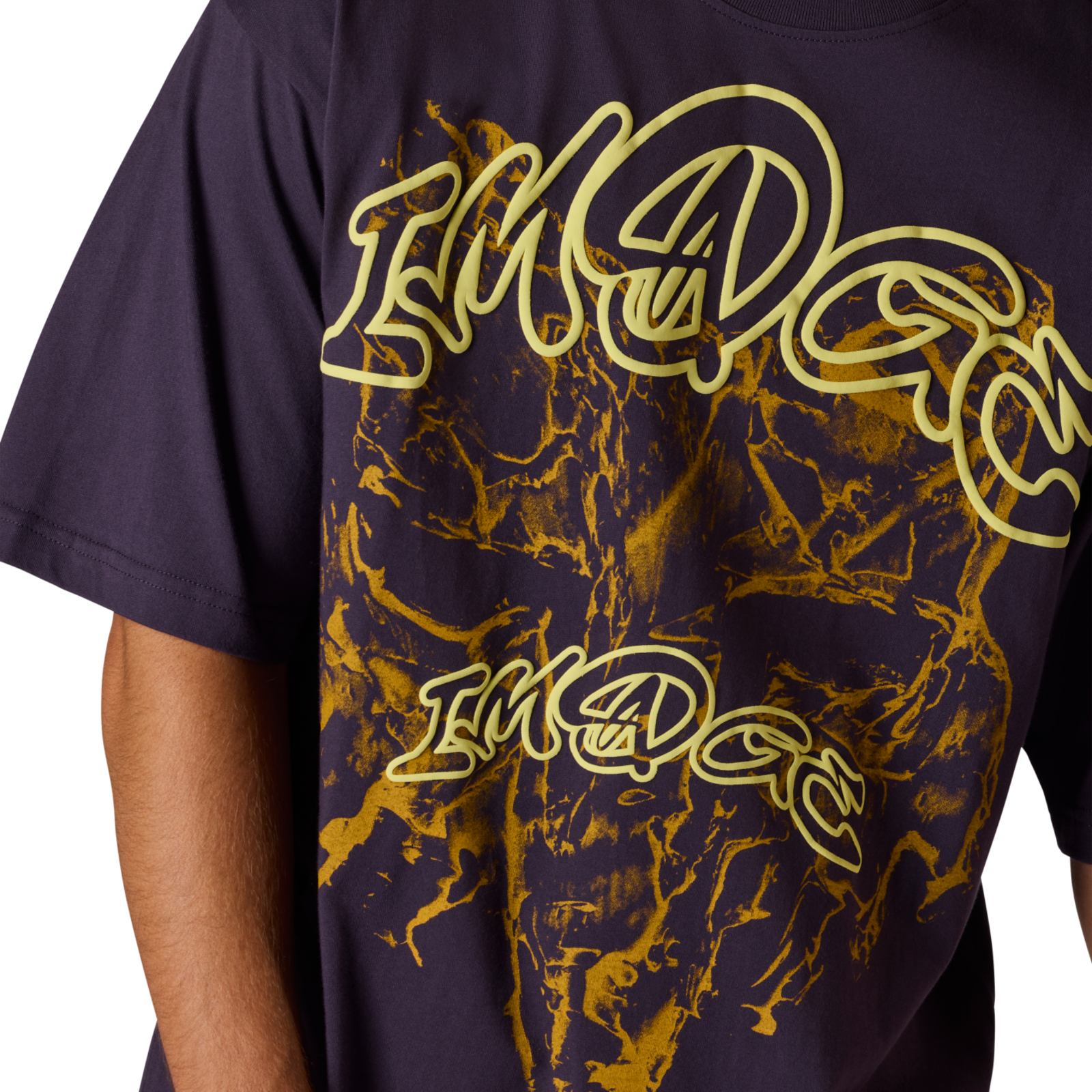 Fox Racing Image Print Midweight Ss Tee in VIOLETT