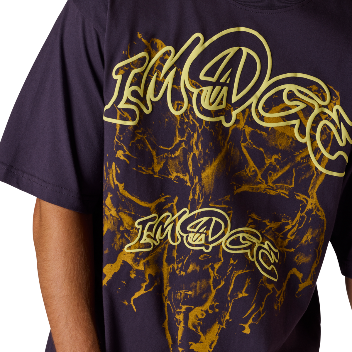 Fox Racing Image Print Midweight Ss Tee in VIOLETT