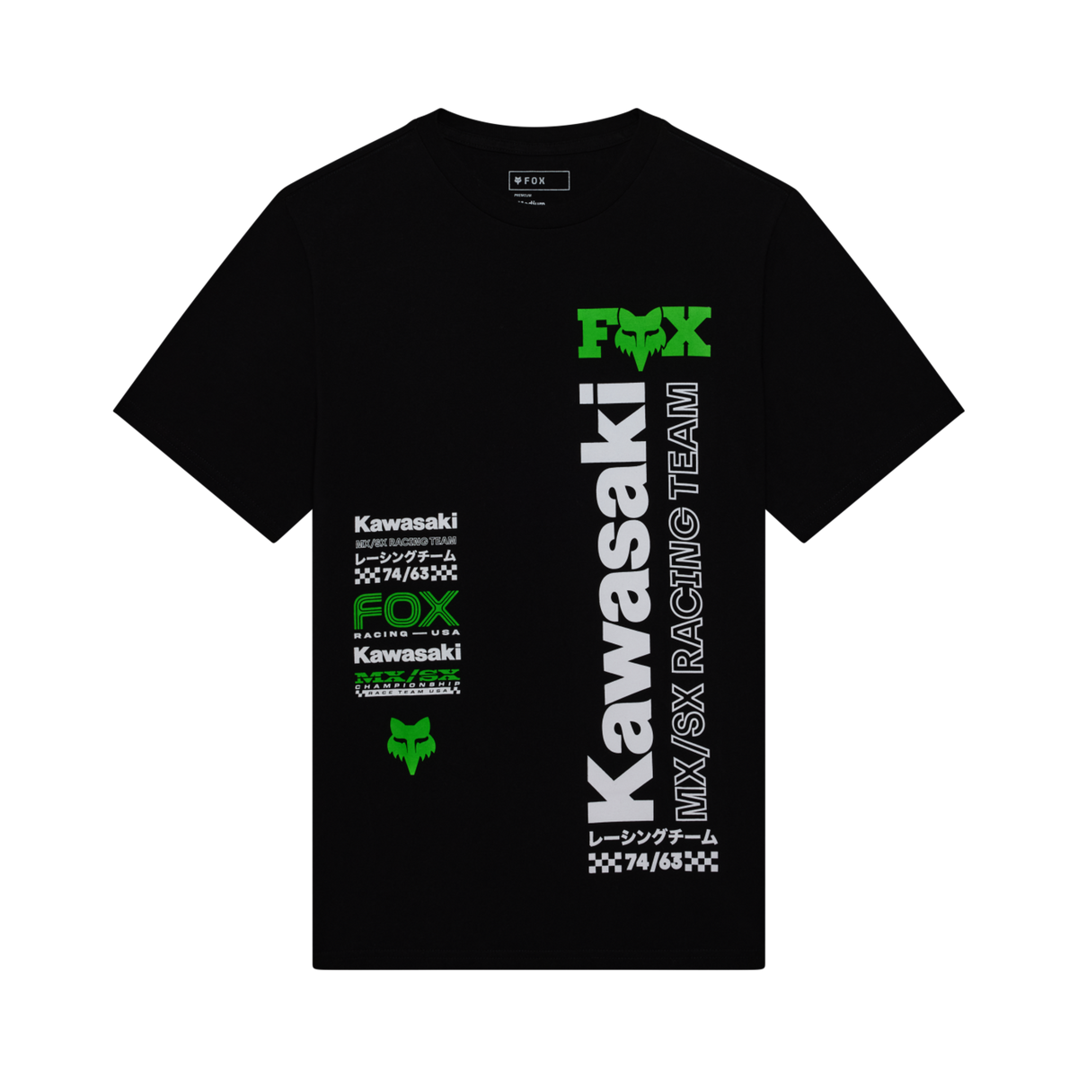Fox Racing Kawi 195 Original Ss Tee in SCHWARZ