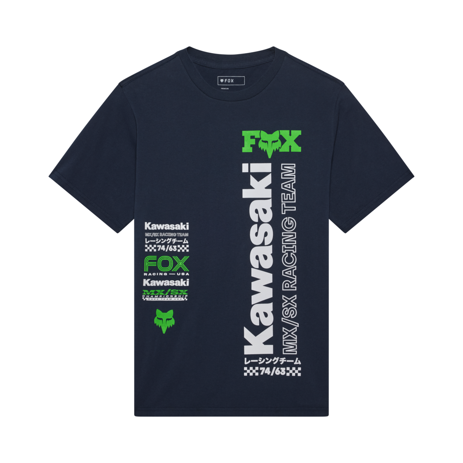 Fox Racing Kawi 195 Original Ss Tee in BLAU