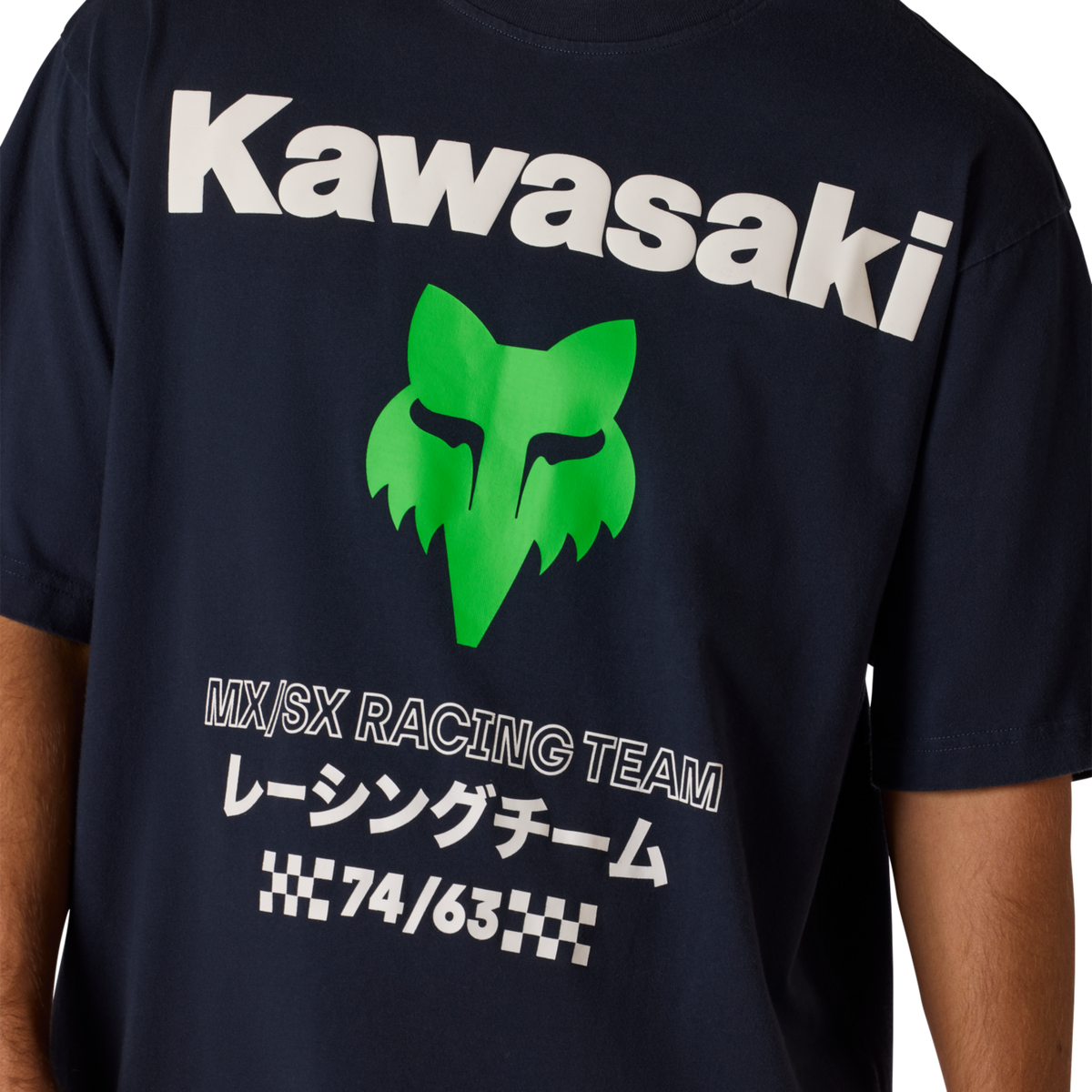Fox Racing Kawi Midweight Ss Tee in SCHWARZ