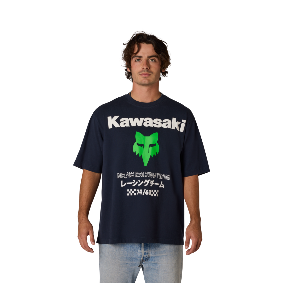 Fox Racing Kawi Midweight Ss Tee in SCHWARZ