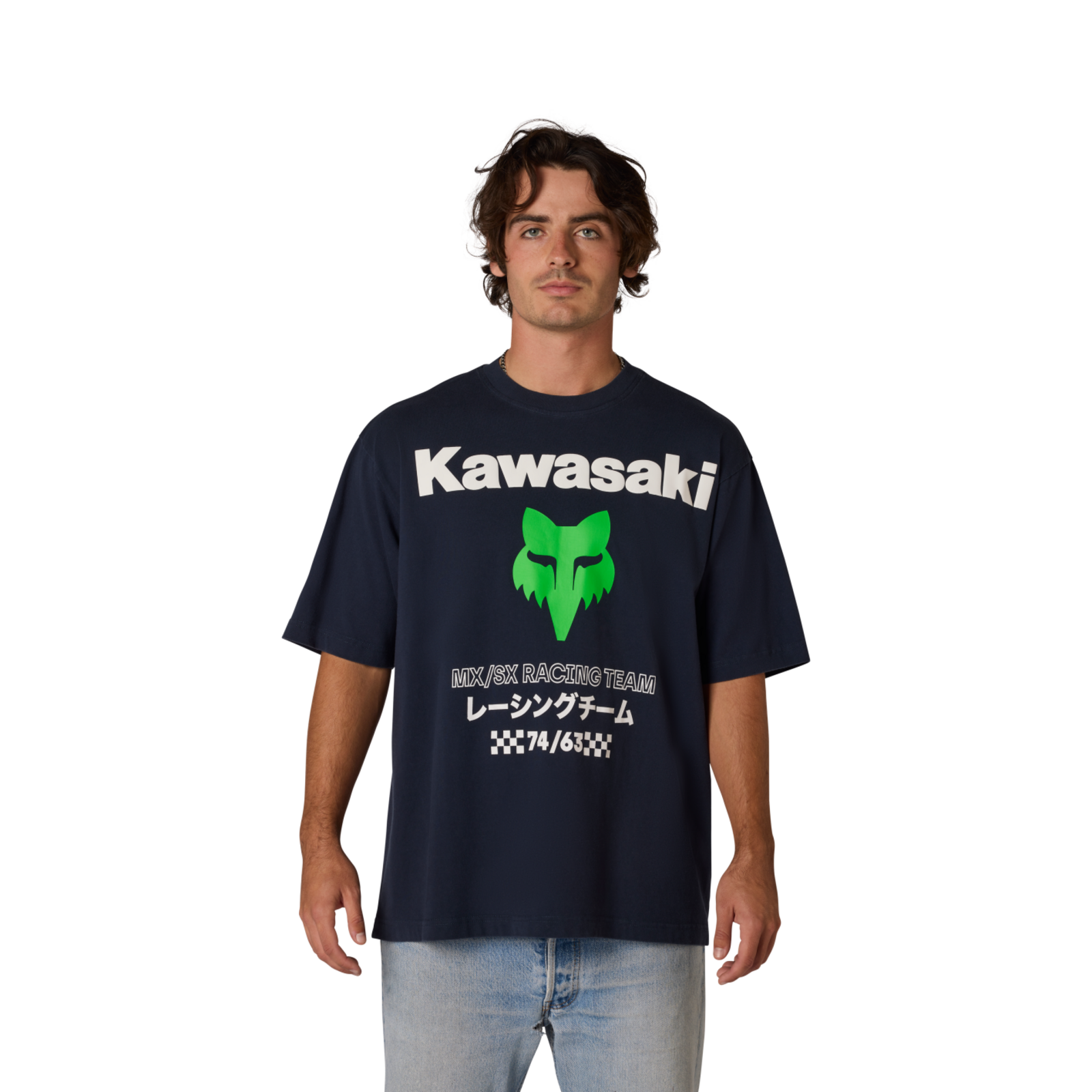 Fox Racing Kawi Midweight Ss Tee in SCHWARZ