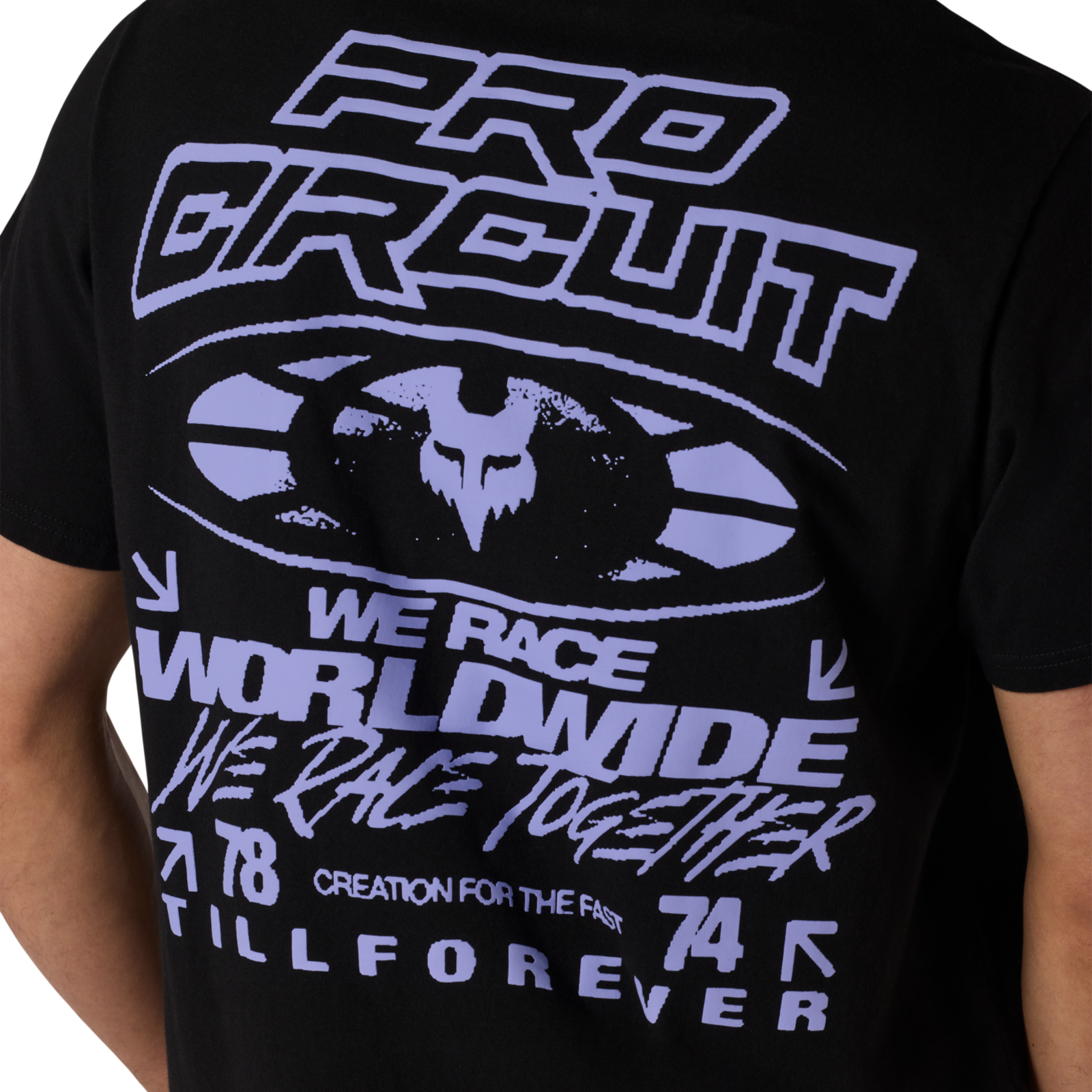 Fox Racing Pro Circuit 195 Original Ss Tee in SCHWARZ