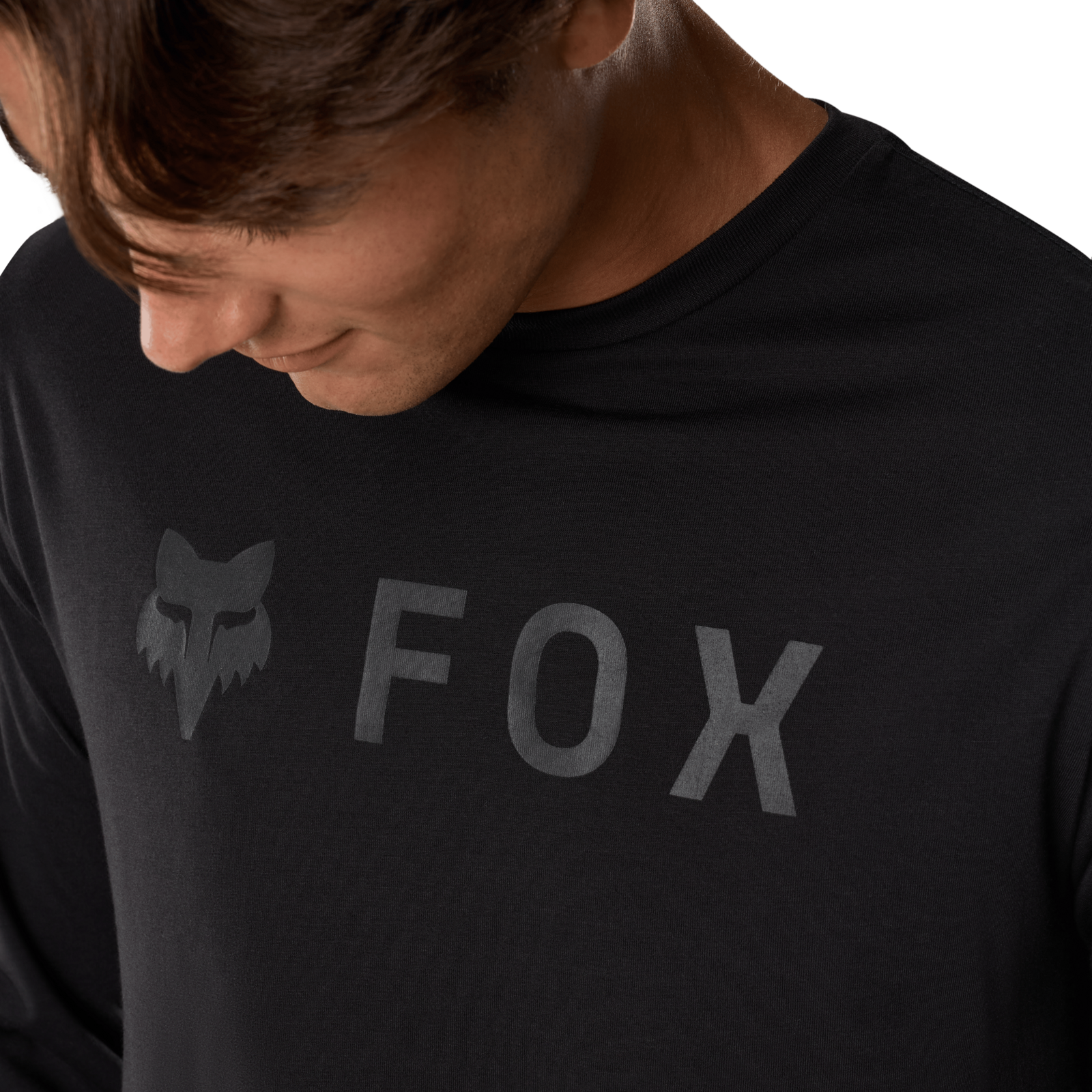Fox Racing Absolute Original Dri-Release Ls Tee in SCHWARZ