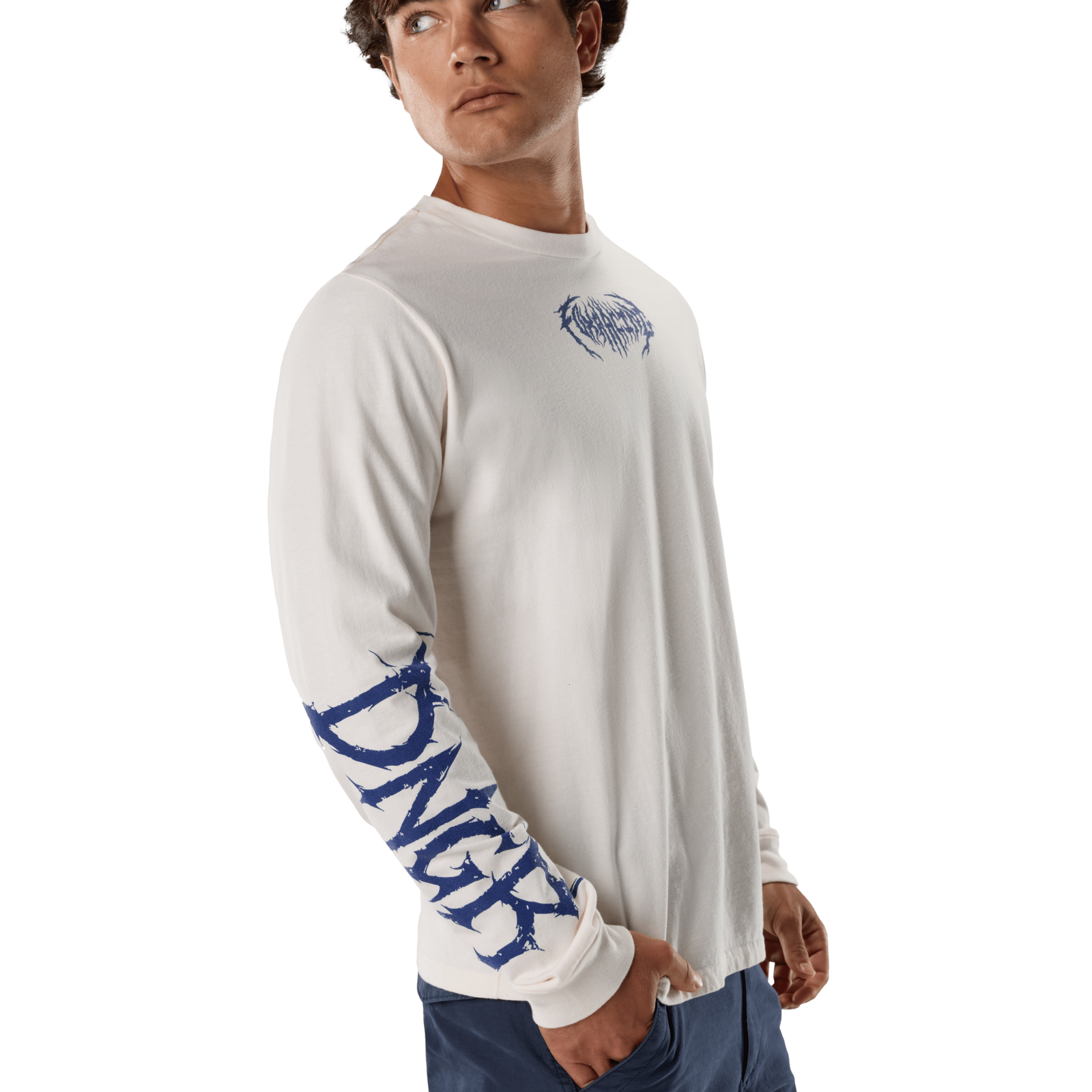 Fox Racing Dngr 195 Original Ls Tee in BEIGE