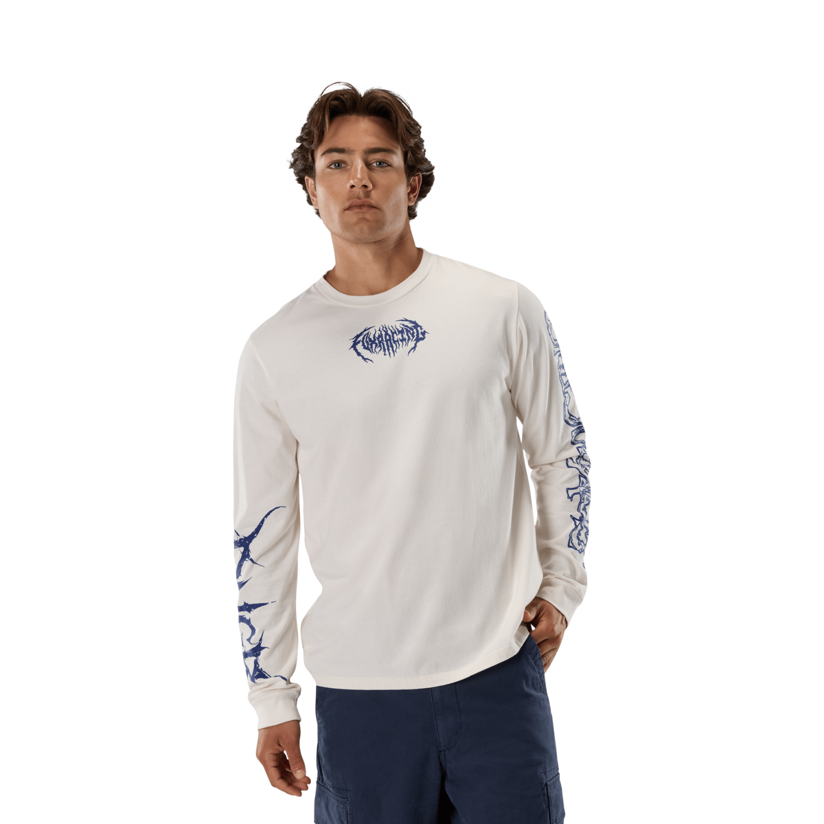 Fox Racing Dngr 195 Original Ls Tee in BEIGE