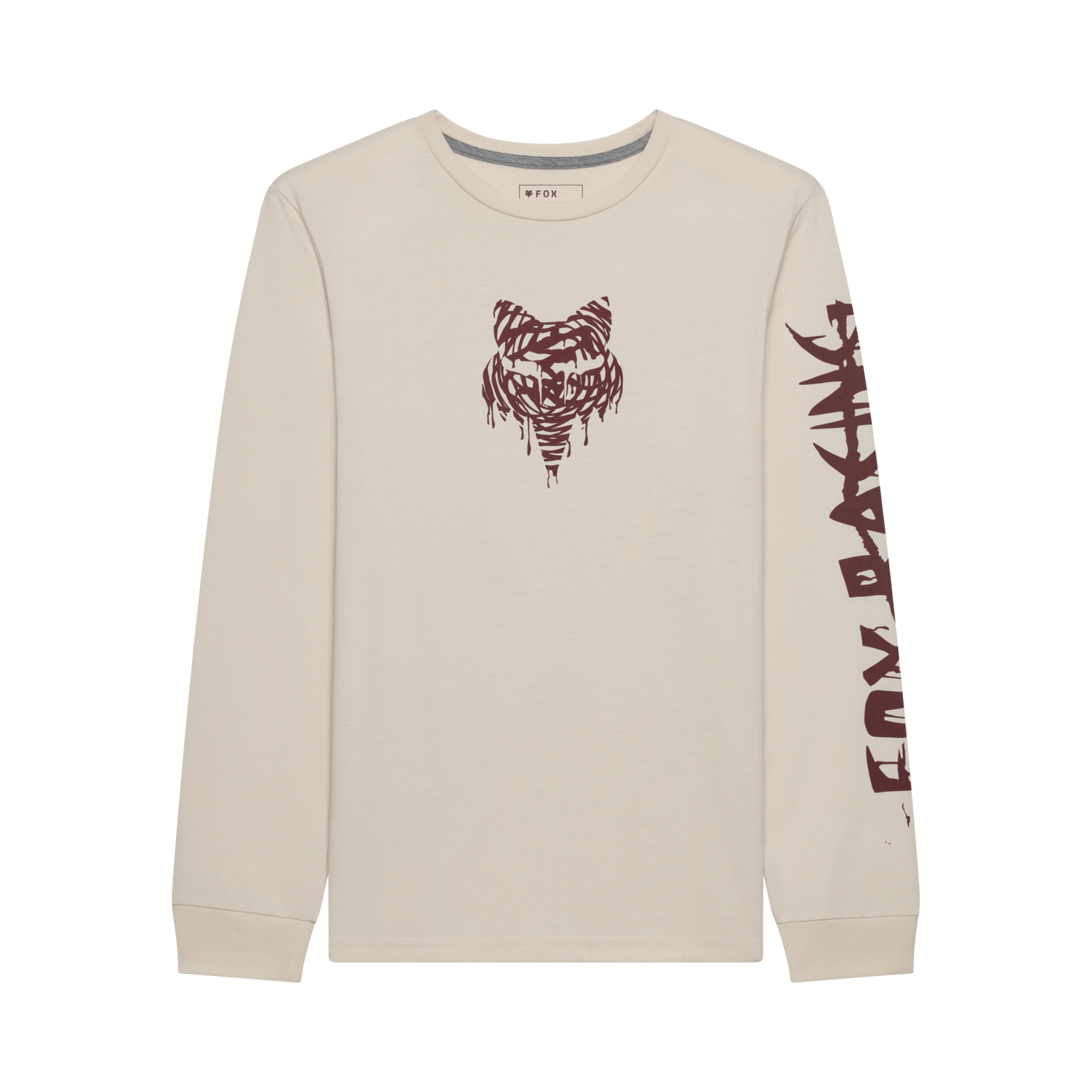 Fox Racing Roughcut Dri-Release Md Ls Tee in BEIGE