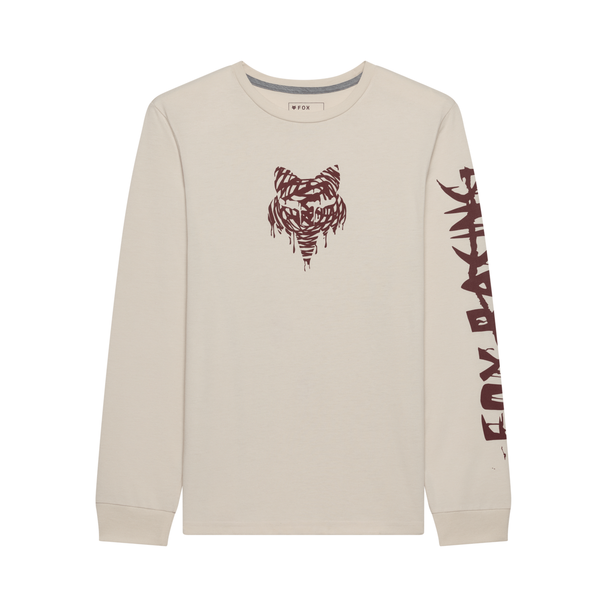 Fox Racing Roughcut Dri-Release Md Ls Tee in BEIGE