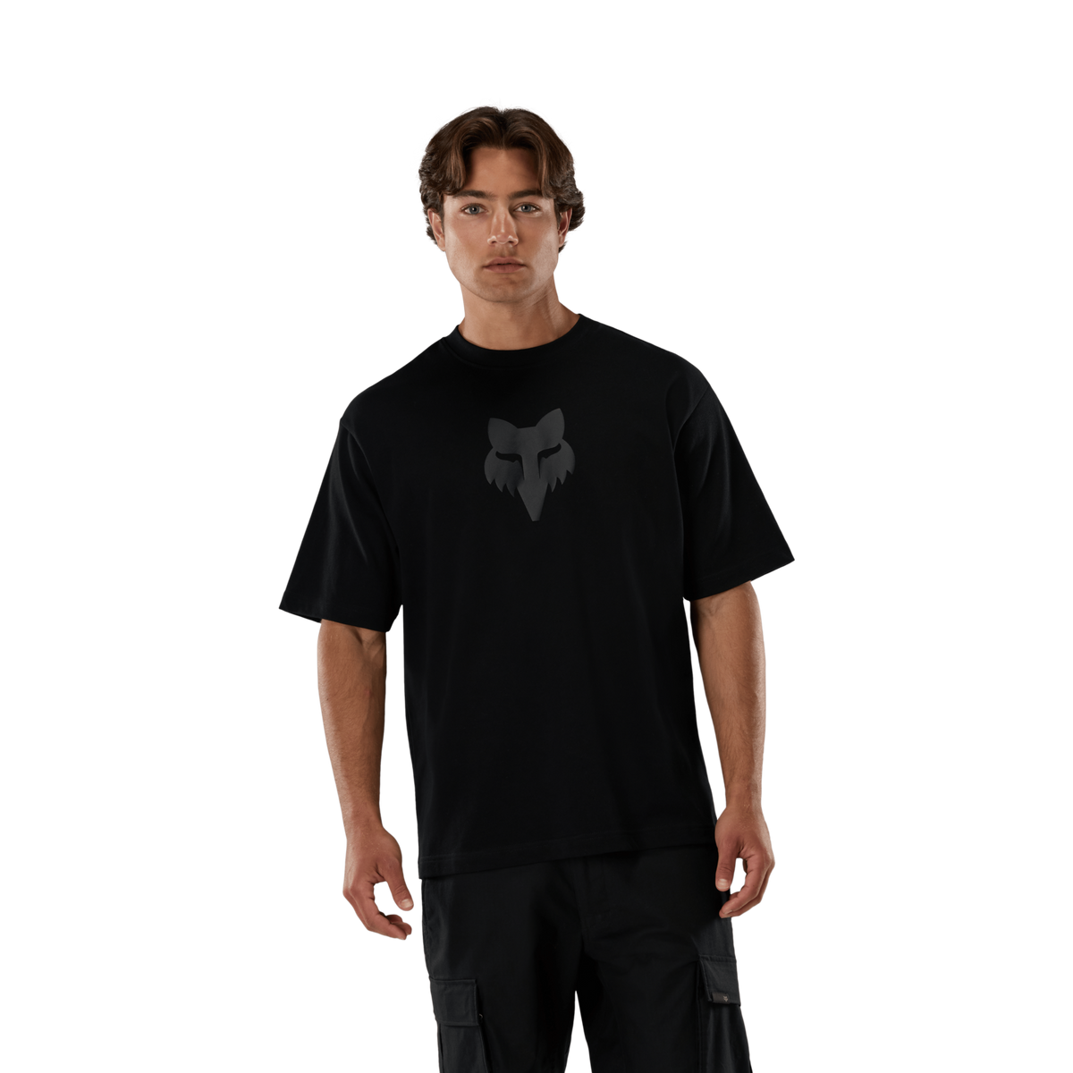 Fox Racing Fox Head Heavyweight Ss Tee in SCHWARZ