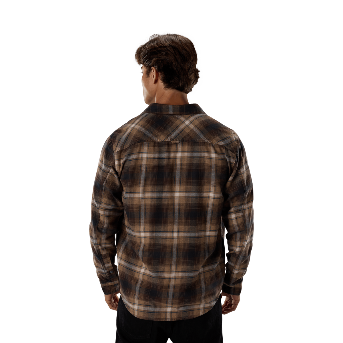 Fox Racing Survivalist Stretch Flannel Ls in BRAUN