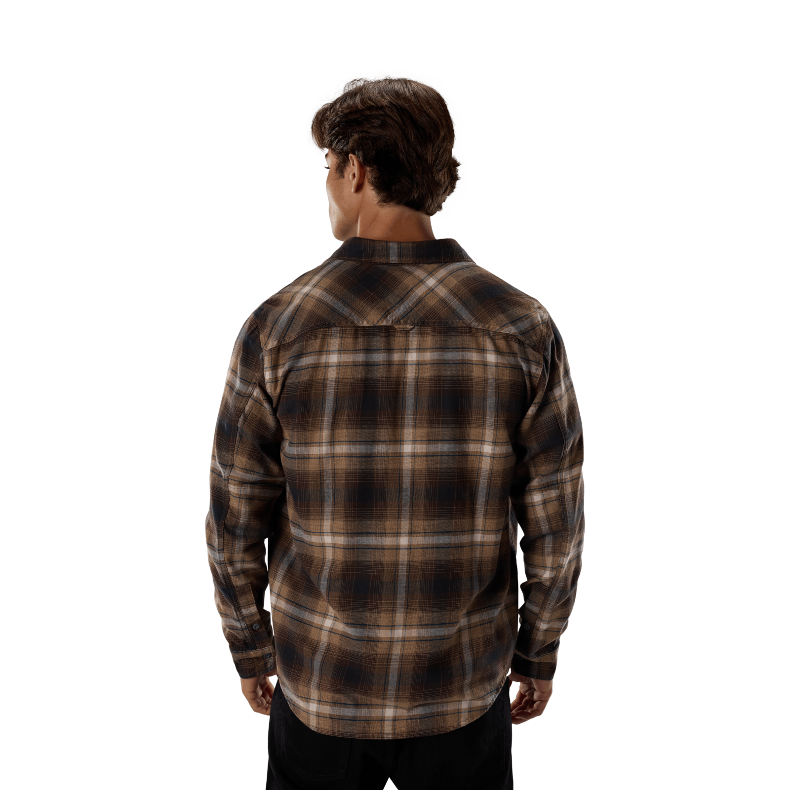 Fox Racing Survivalist Stretch Flannel Ls in BRAUN