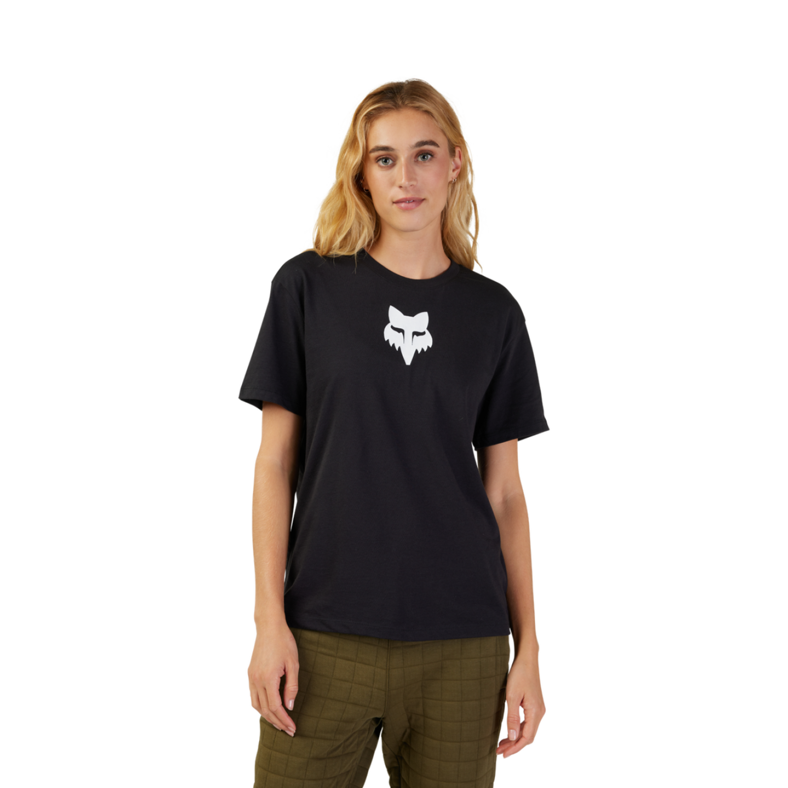 Fox Racing W Fox Head SS Tee in SCHWARZ