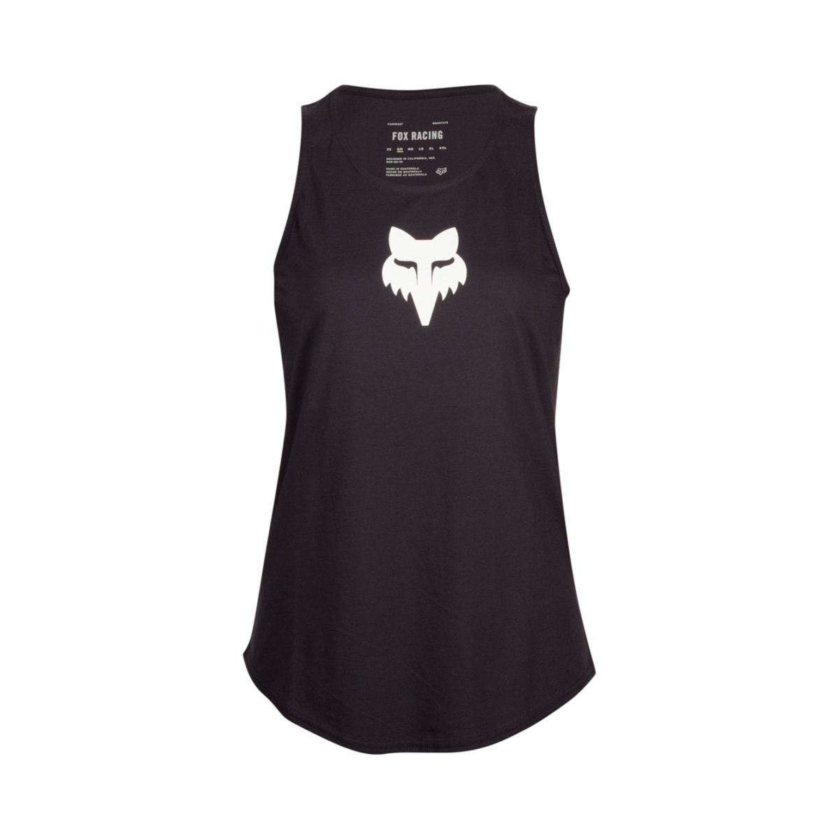 Fox Racing W Fox Head Tank in SCHWARZ