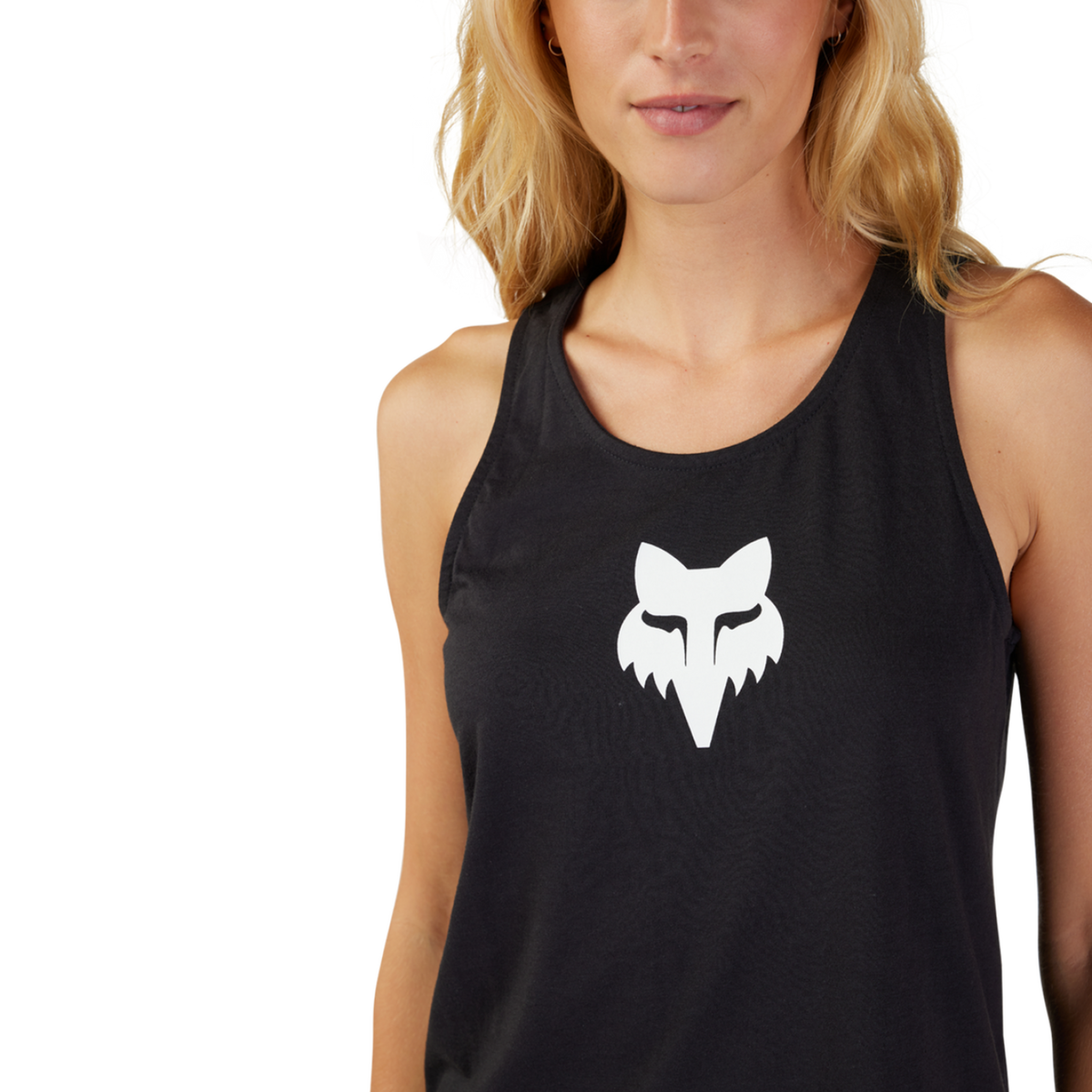 Fox Racing W Fox Head Tank in SCHWARZ