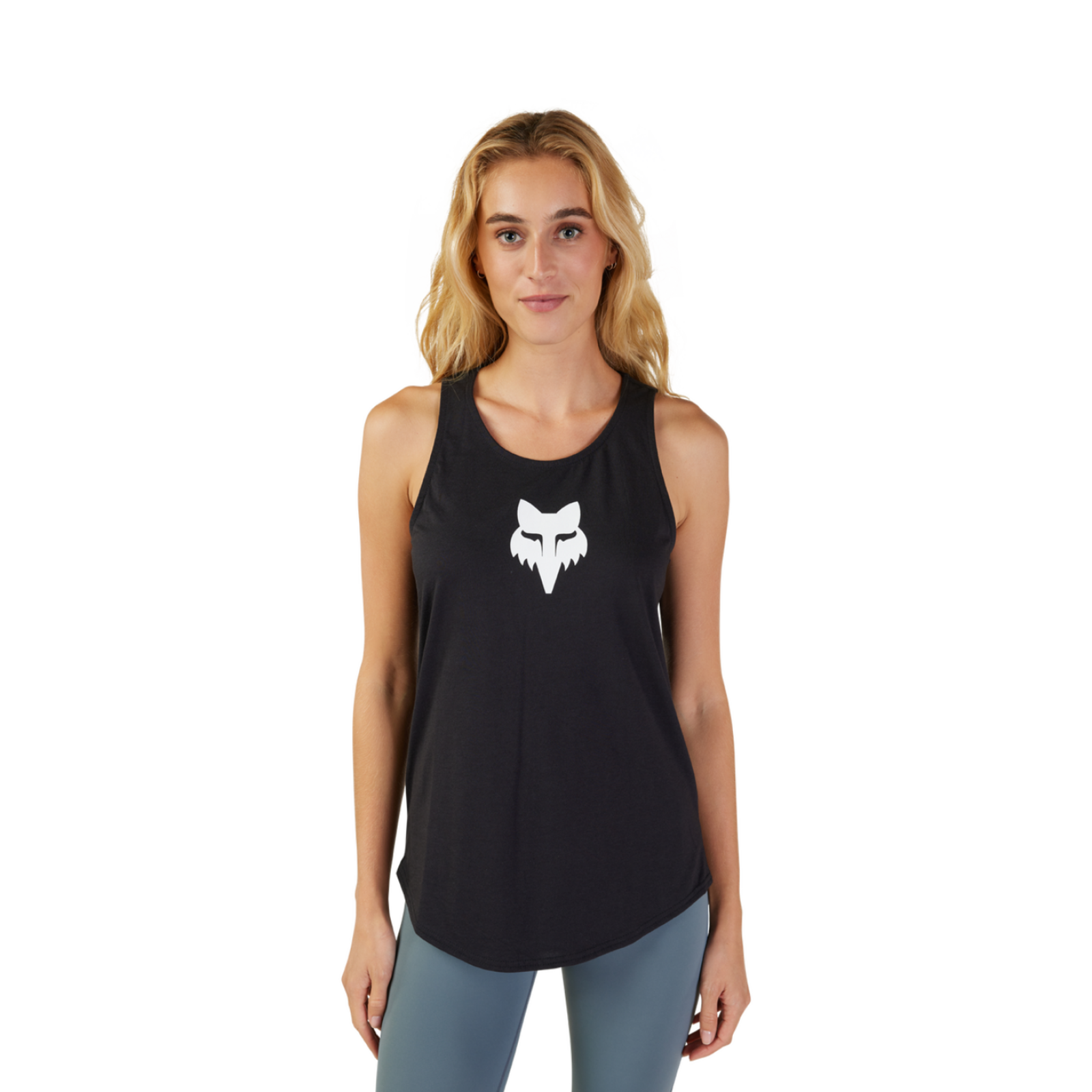 Fox Racing W Fox Head Tank in SCHWARZ