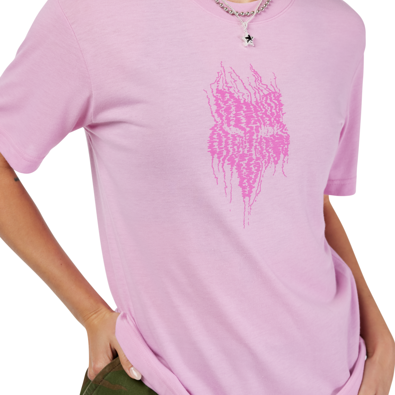 Fox Racing W Bark SS Tech Tee in PINK