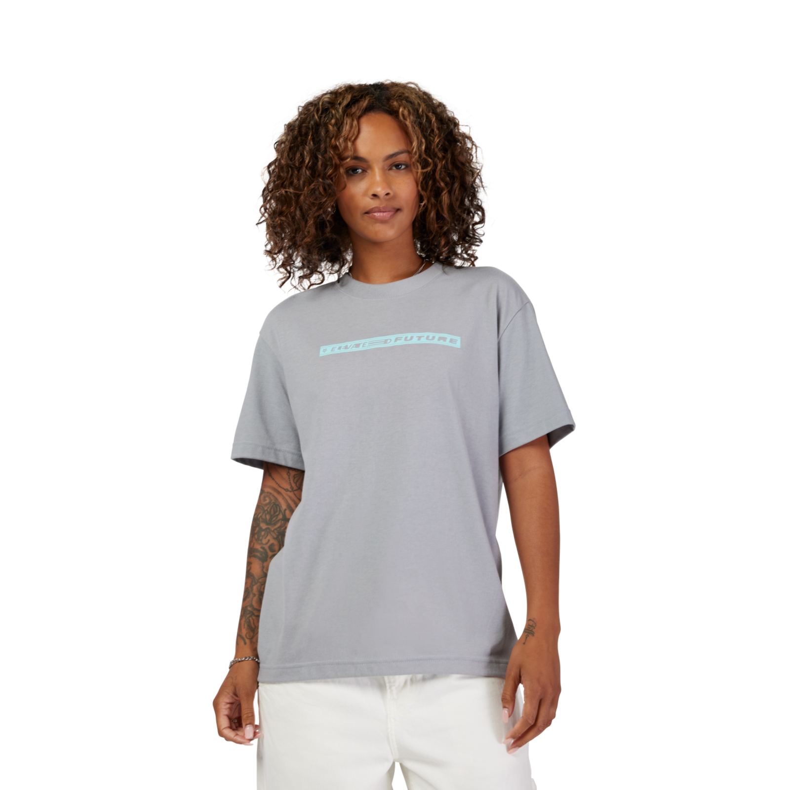 Fox Racing W Elevated SS Tee in GRAU