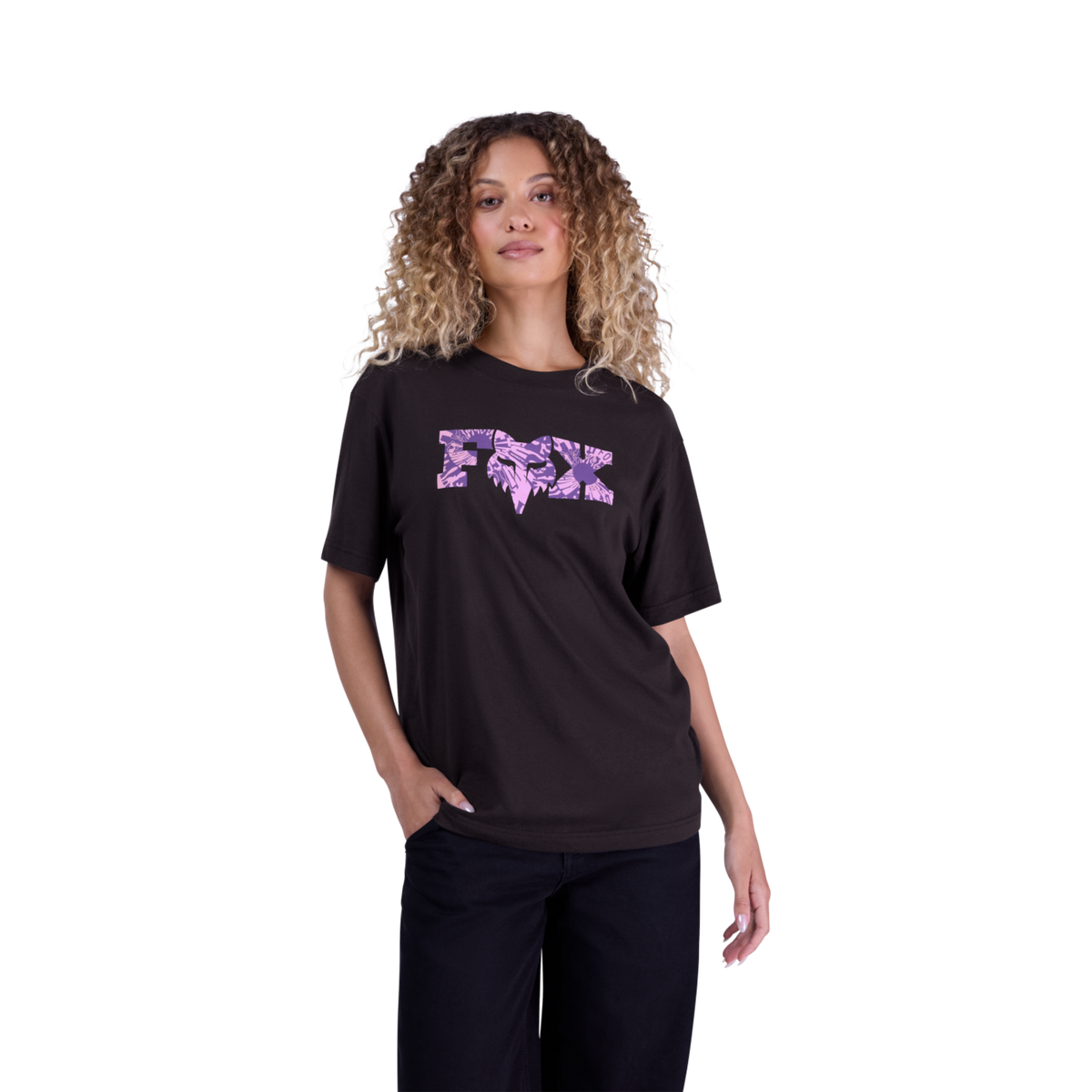 Fox Racing W Image Phantom SS Tee in SCHWARZ