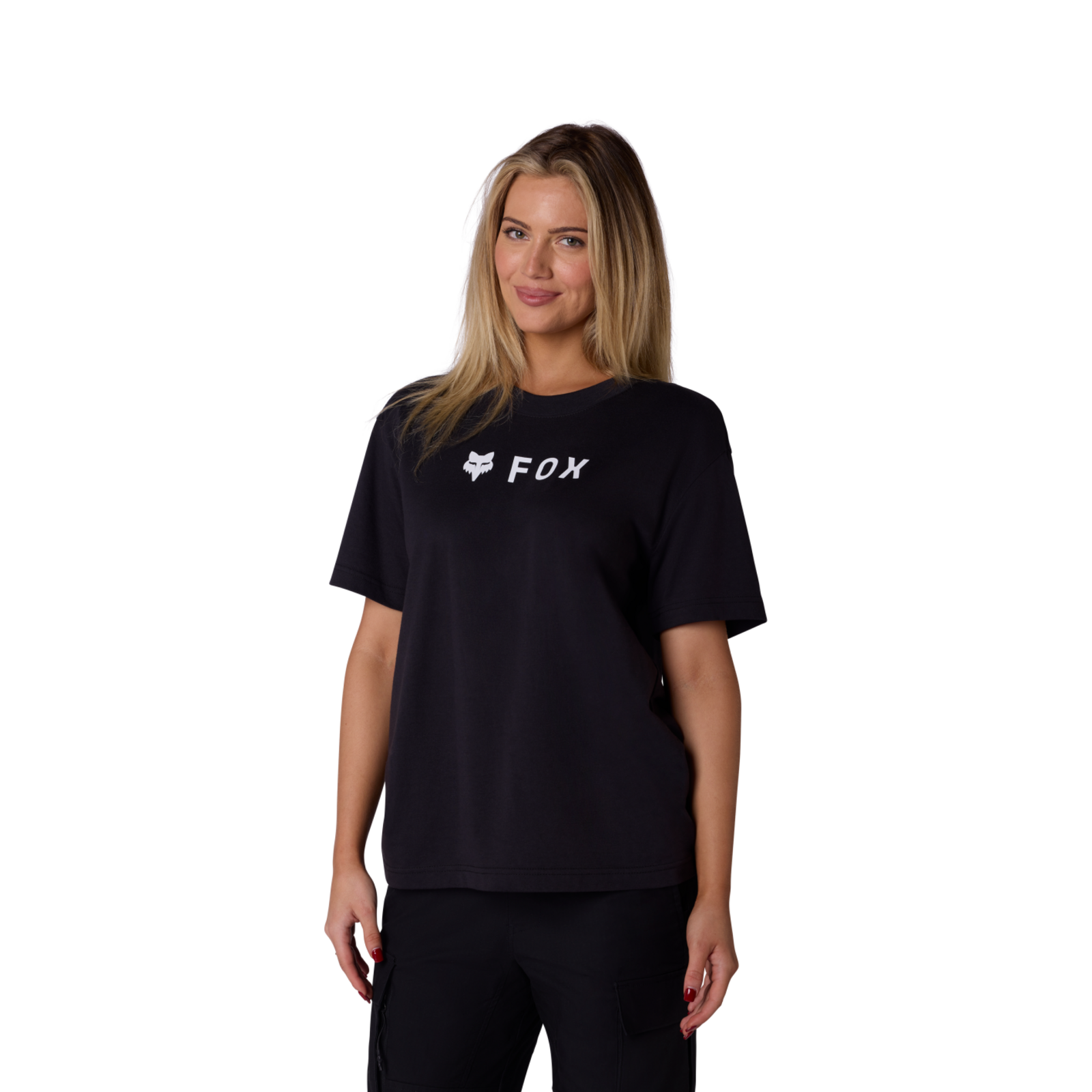 Fox Racing W Absolute Ss Tee in SCHWARZ