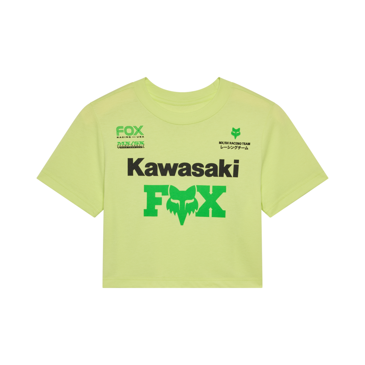 Fox Racing W Kawi Ss Baby Tee in GELB