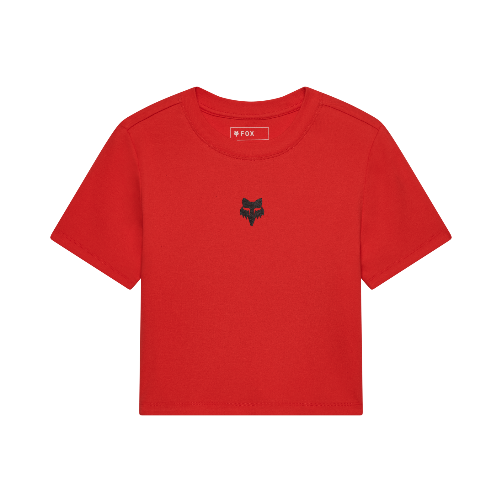 Fox Racing W Fox Head Rib Baby Tee in ROT