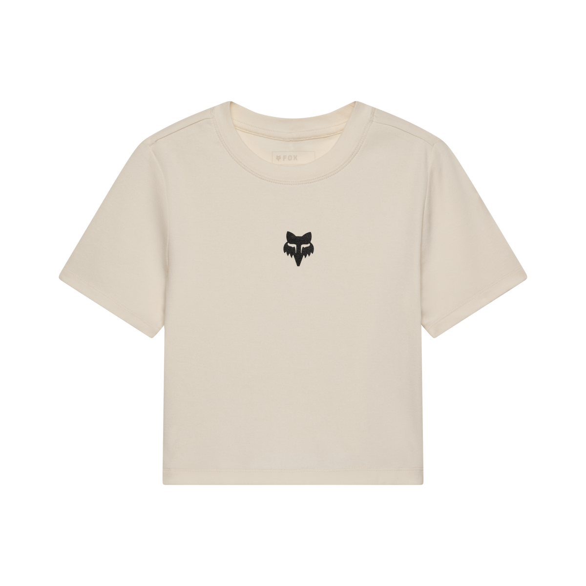 Fox Racing W Fox Head Rib Baby Tee in BEIGE