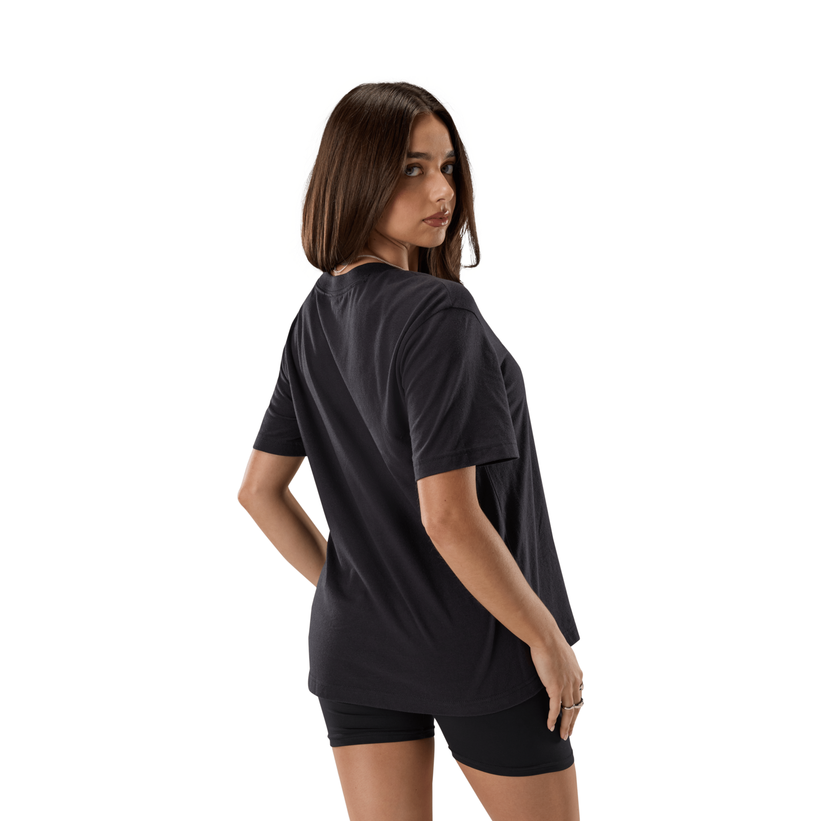 Fox Racing W Static Ss Tee in SCHWARZ