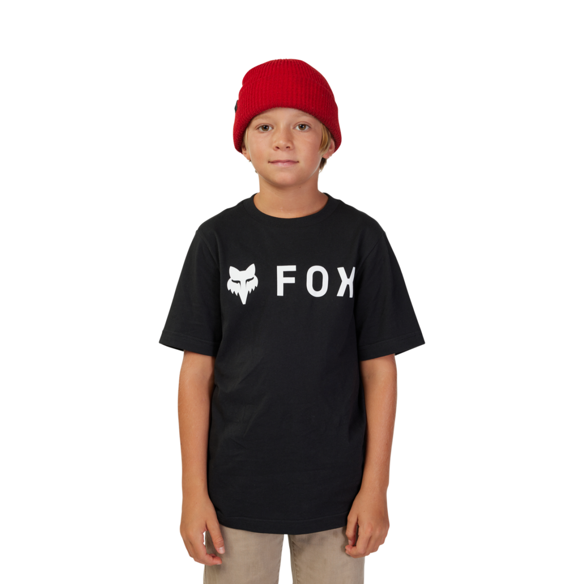 Fox Racing Yth Absolute SS Tee in SCHWARZ