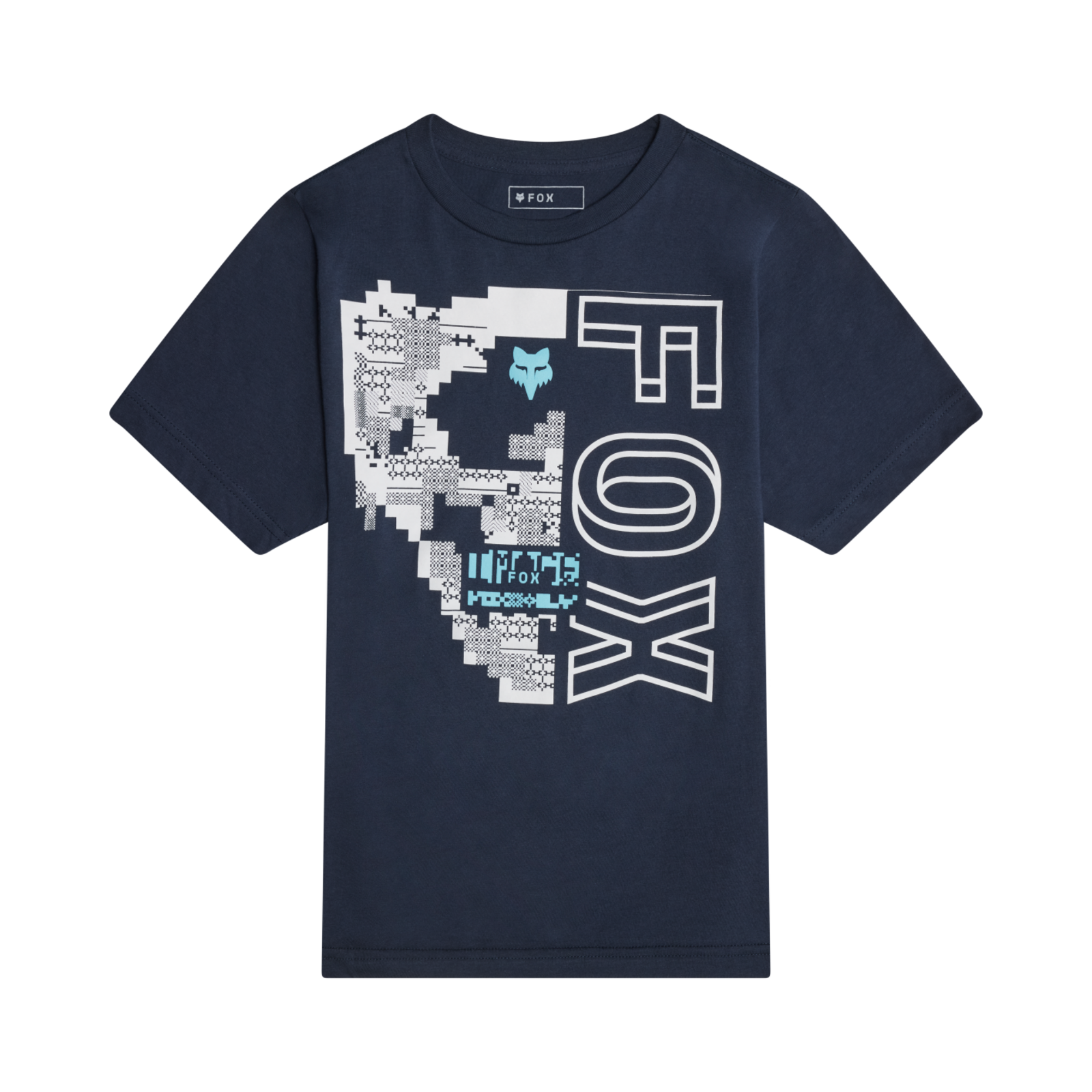 Fox Racing Yth Image Skull SS Tee in BLAU