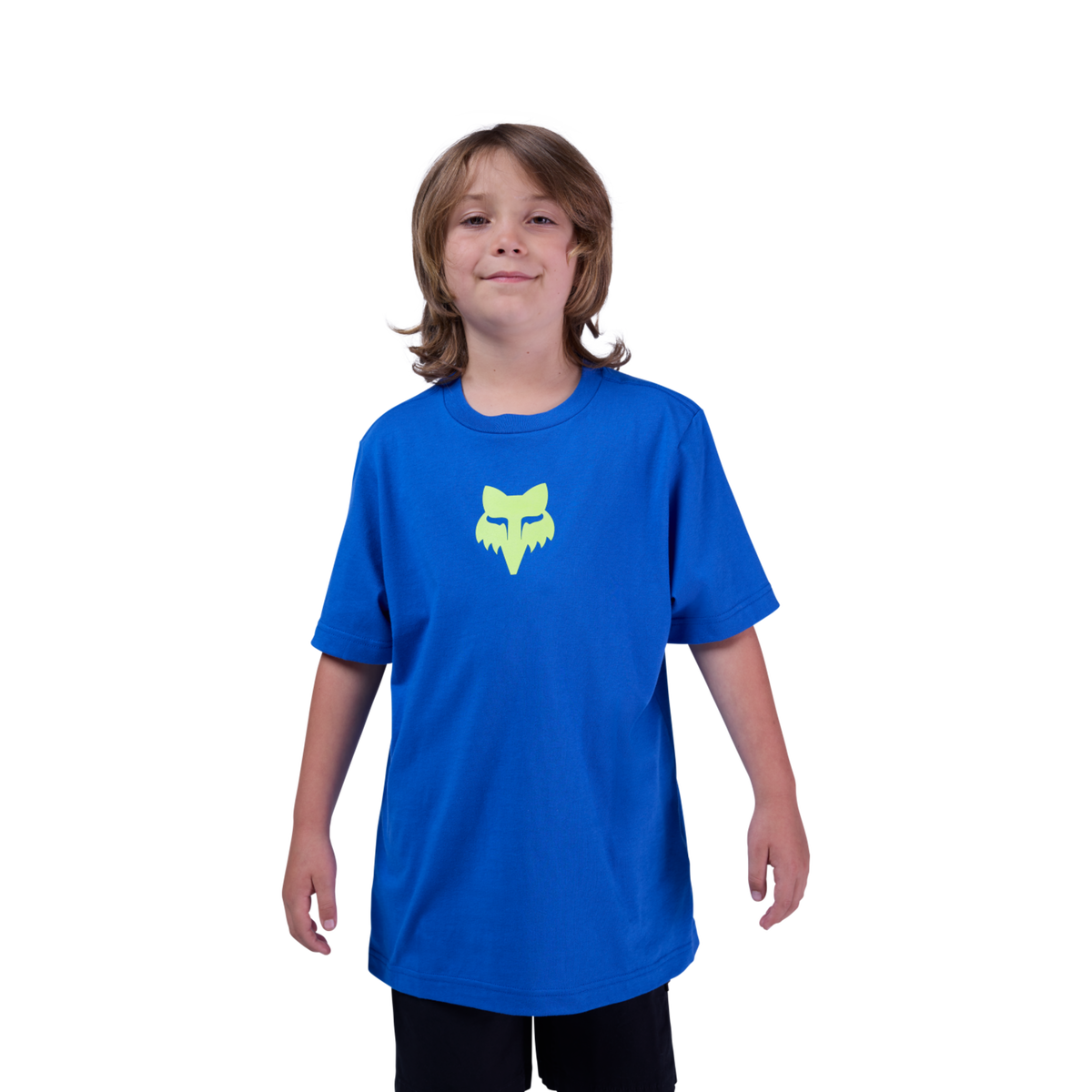 Fox Racing Yth Spire SS Tee in BLAU