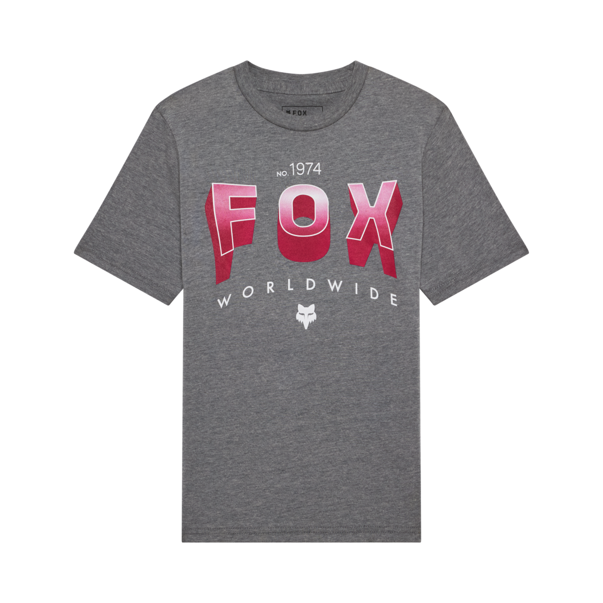 Fox Racing Yth Block Ss Tee in GRAU