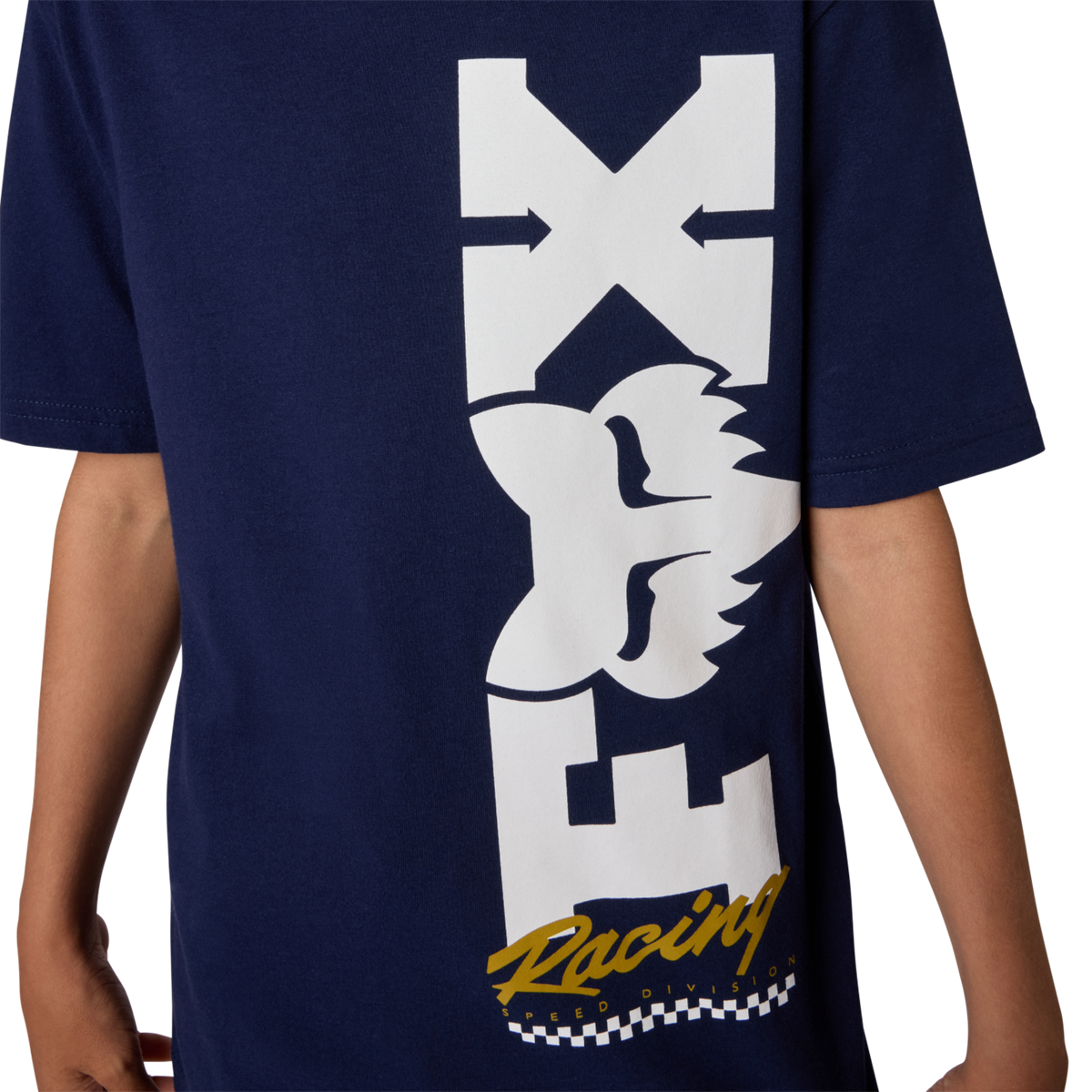 Fox Racing Yth Checker Ss Tee in BLAU