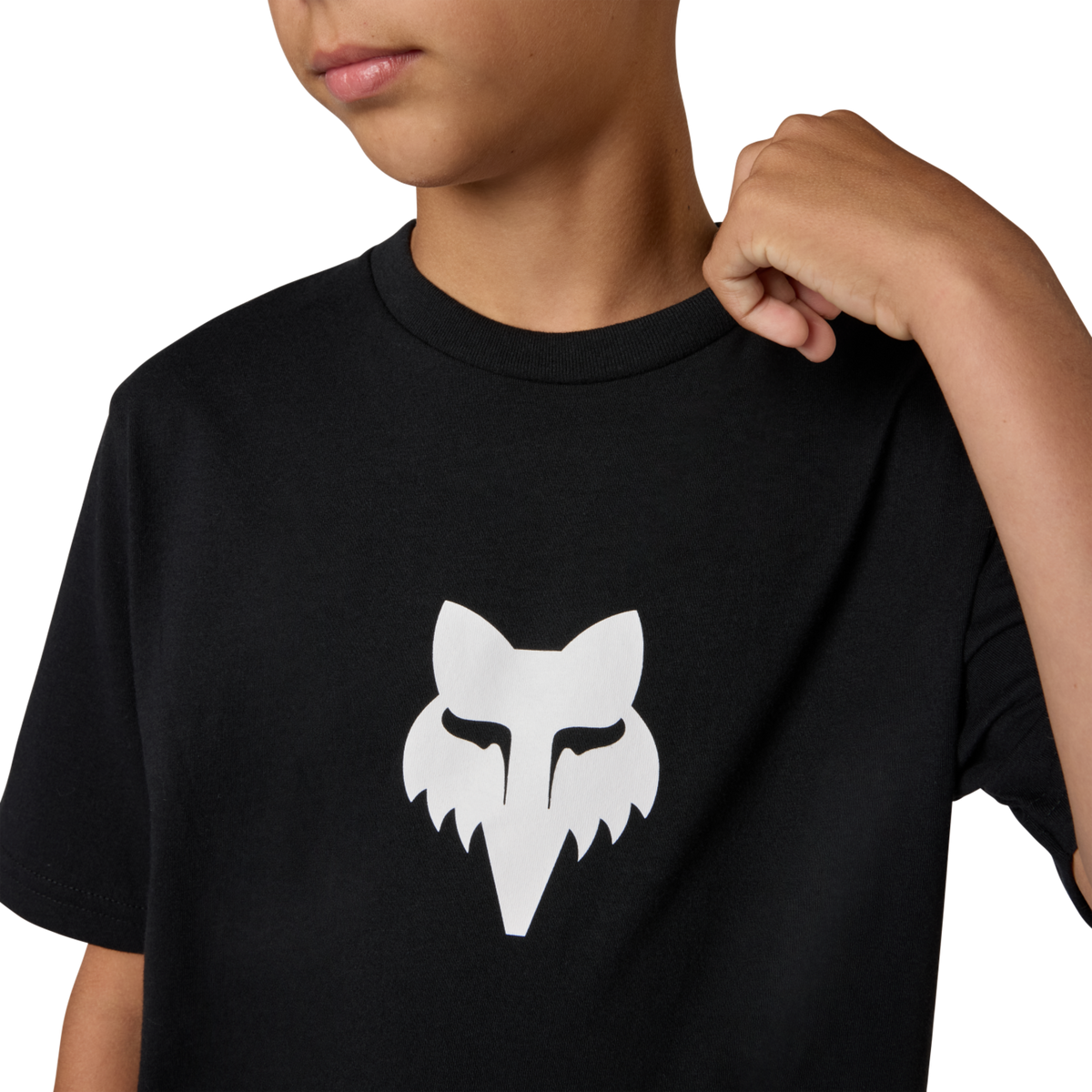 Fox Racing Yth Fox Head Ss Tee in SCHWARZ