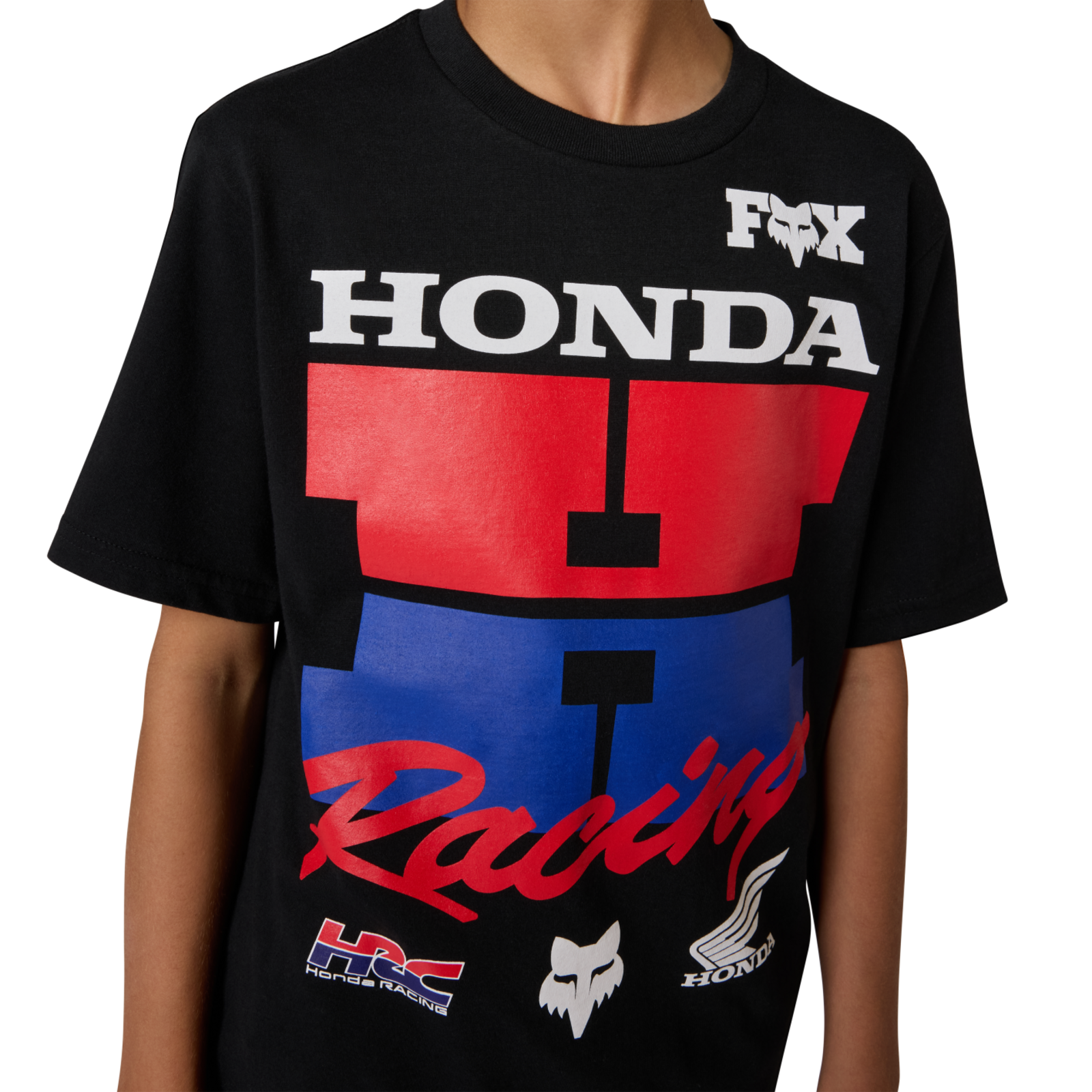 Fox Racing Yth Honda Ss Tee in SCHWARZ