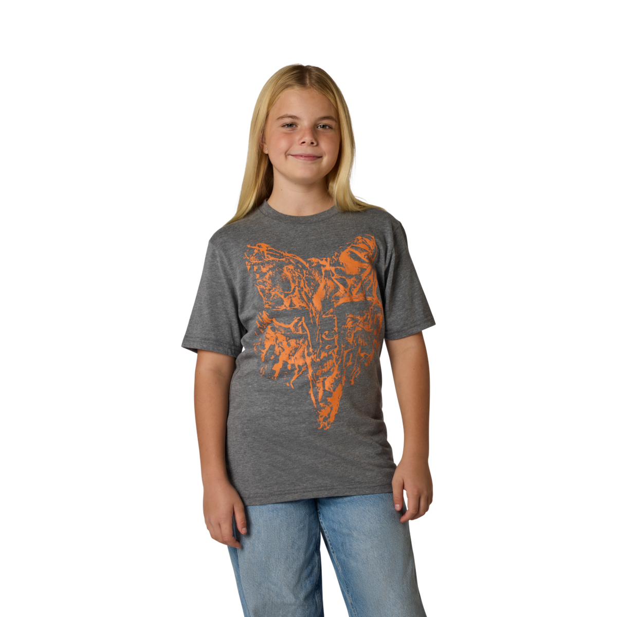 Fox Racing Yth Image Print Hd Ss Tee in GRAU