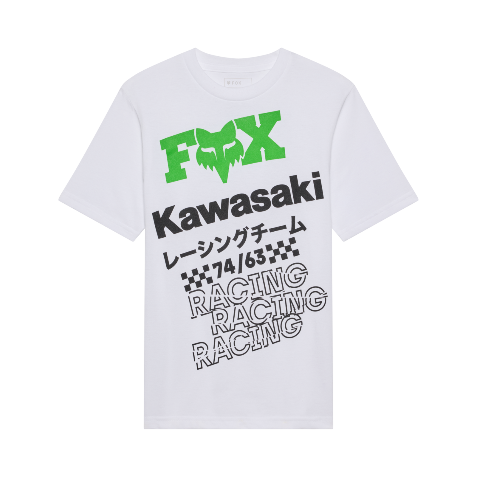 Fox Racing Yth Kawi Ss Tee in WEISS