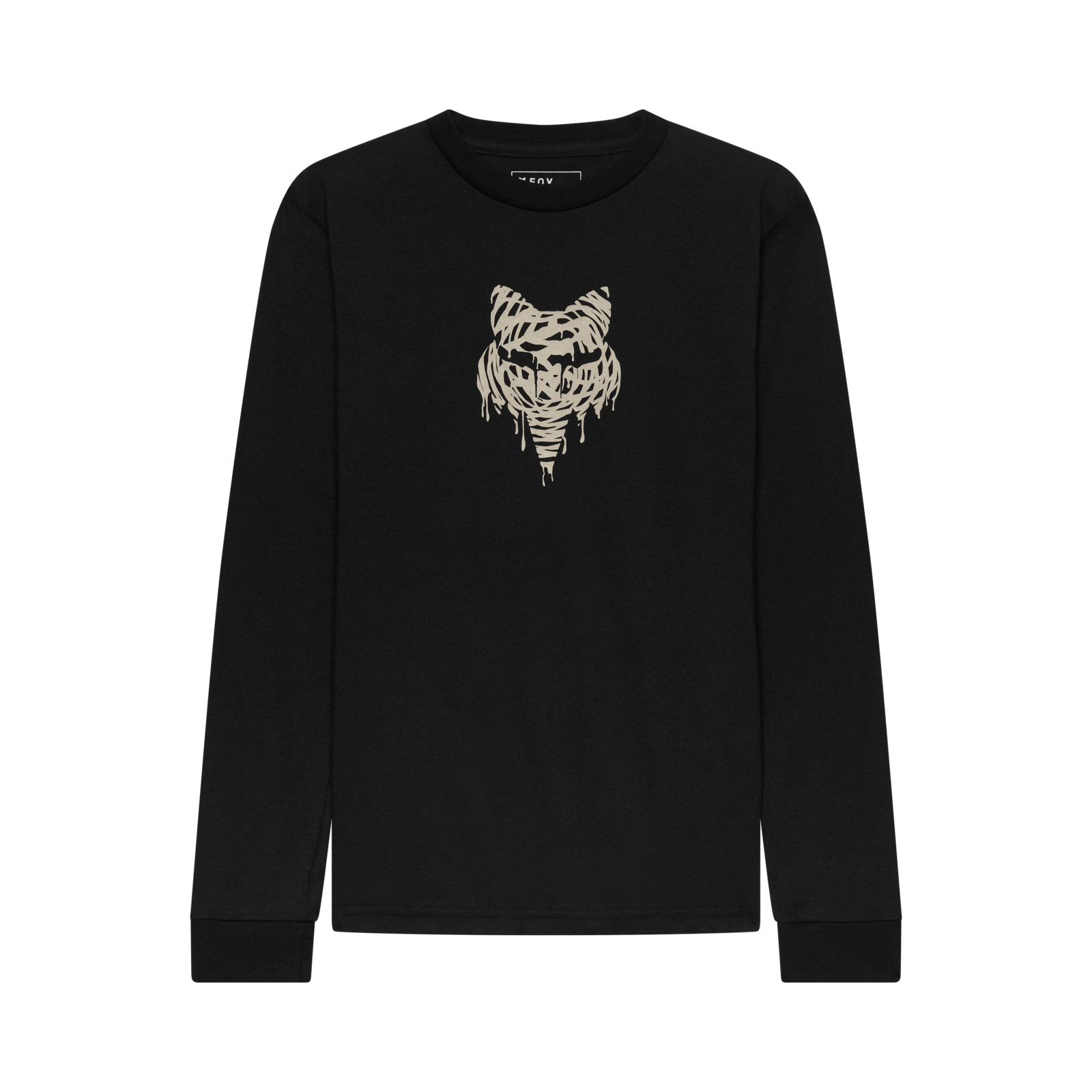 Fox Racing Yth Roughcut Ls Tee in SCHWARZ