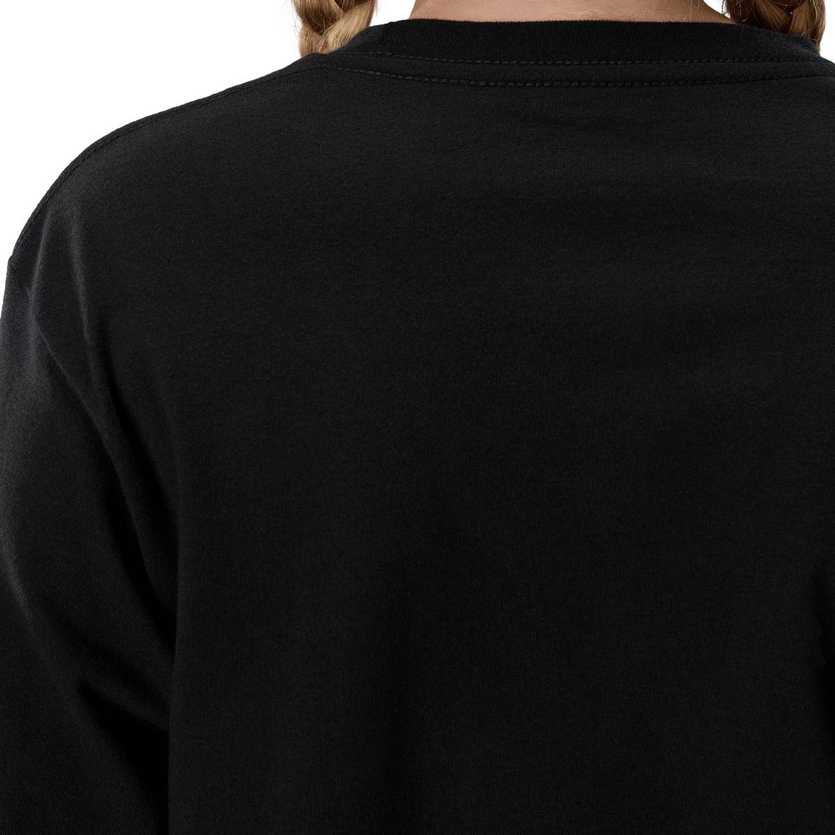 Fox Racing Yth Roughcut Ls Tee in SCHWARZ