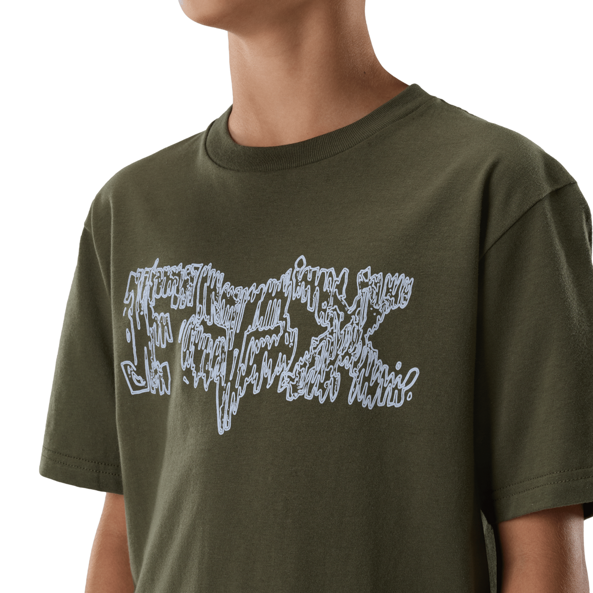 Fox Racing Yth Dustproof Ss Tee in GRÜN